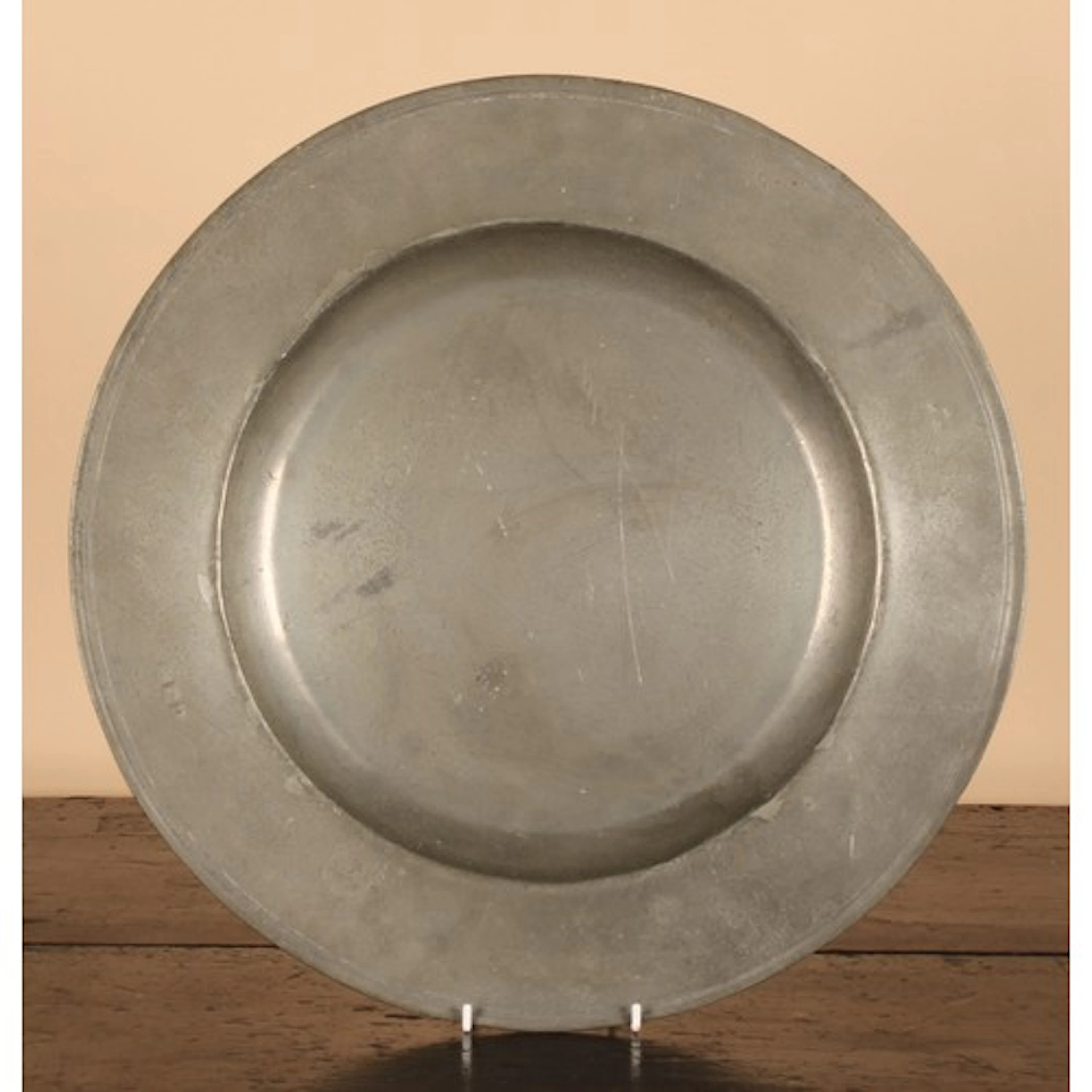 A late 17th century armorial pewter charger, John Whitaker, ...