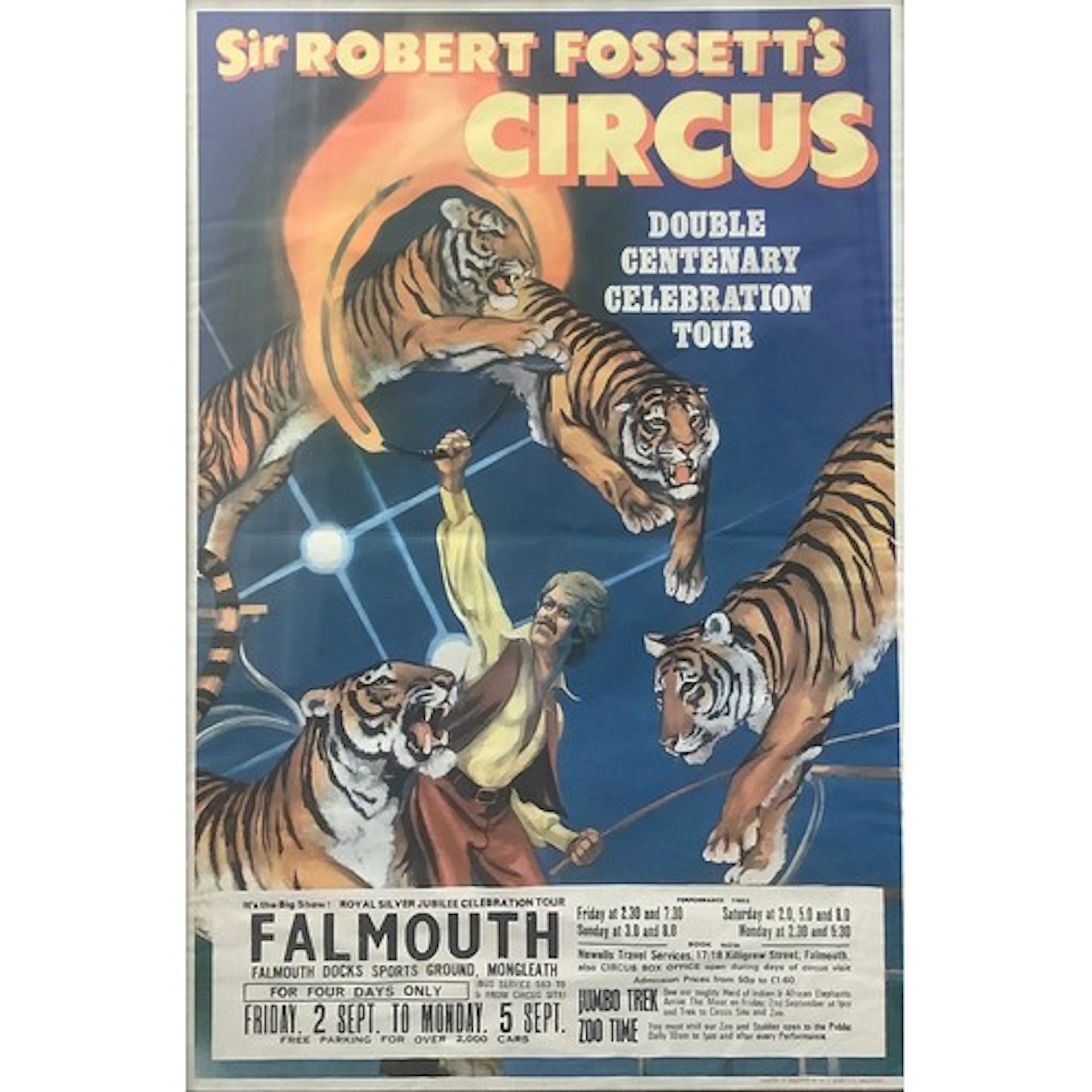 Circus & Fairground - a poster, Sir Robert Fossett's Circus,...