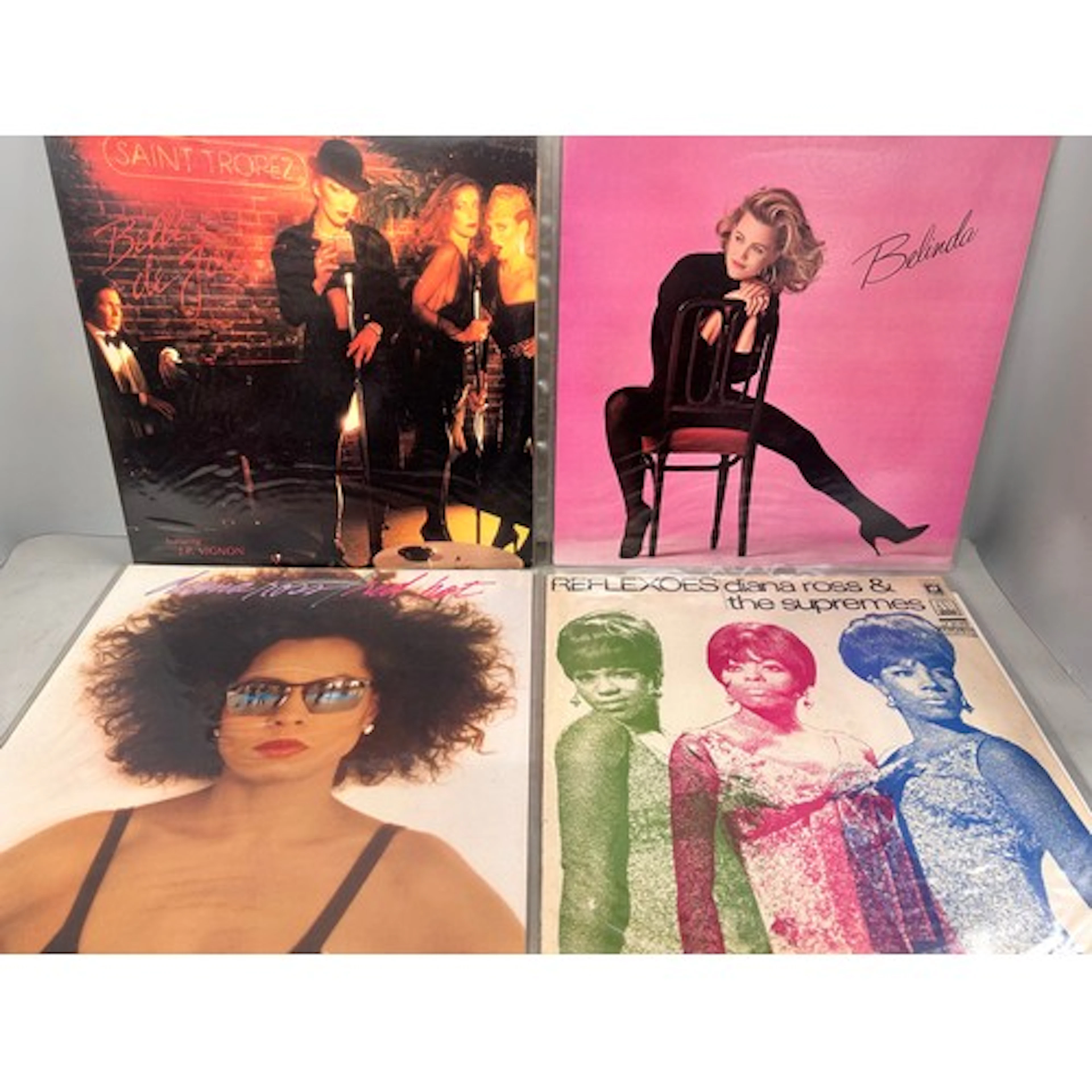 Collection of vinyl LP records and 12" singles to include Th...