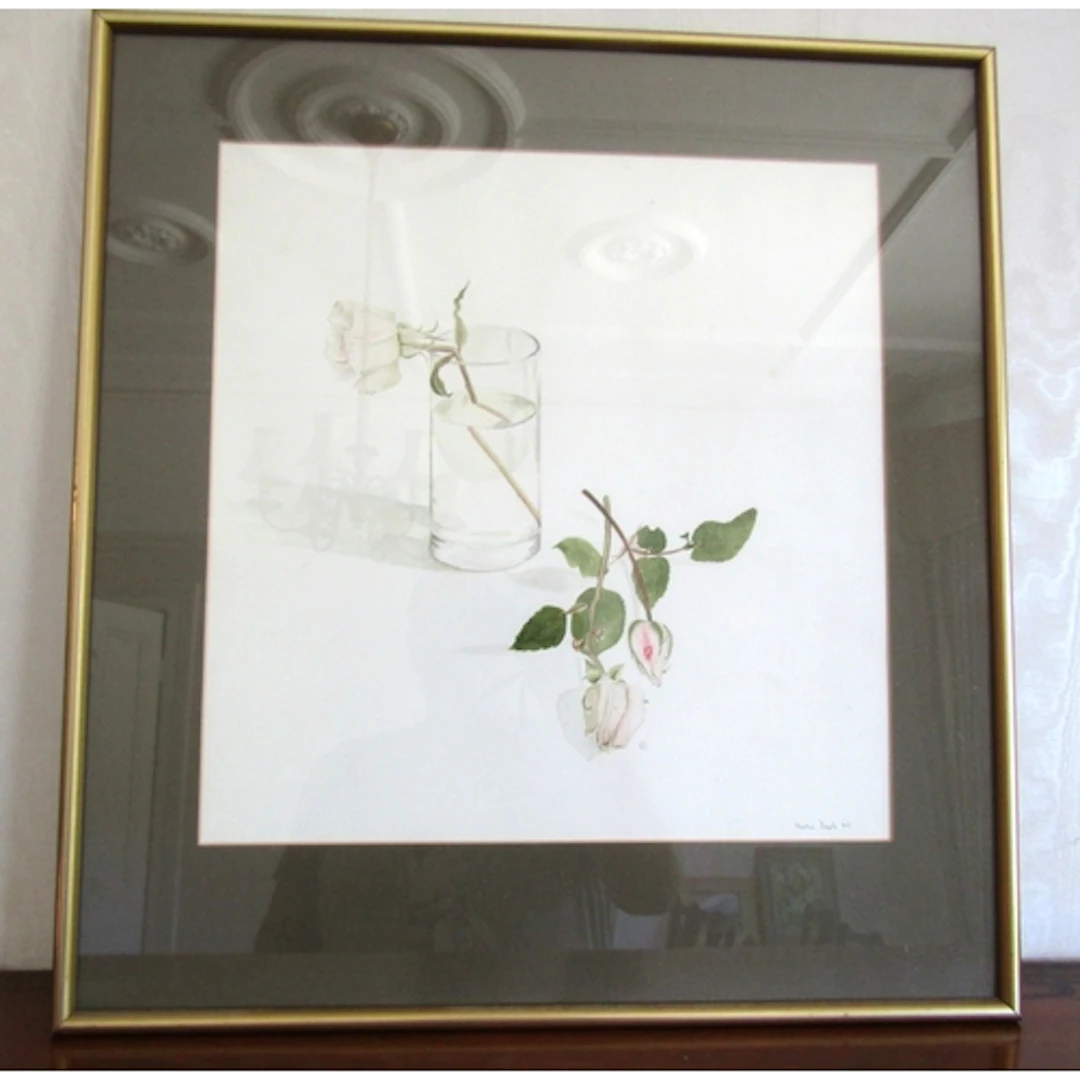 Pauline Doyle Botanical Study Watercolour Finely Detailed Si...