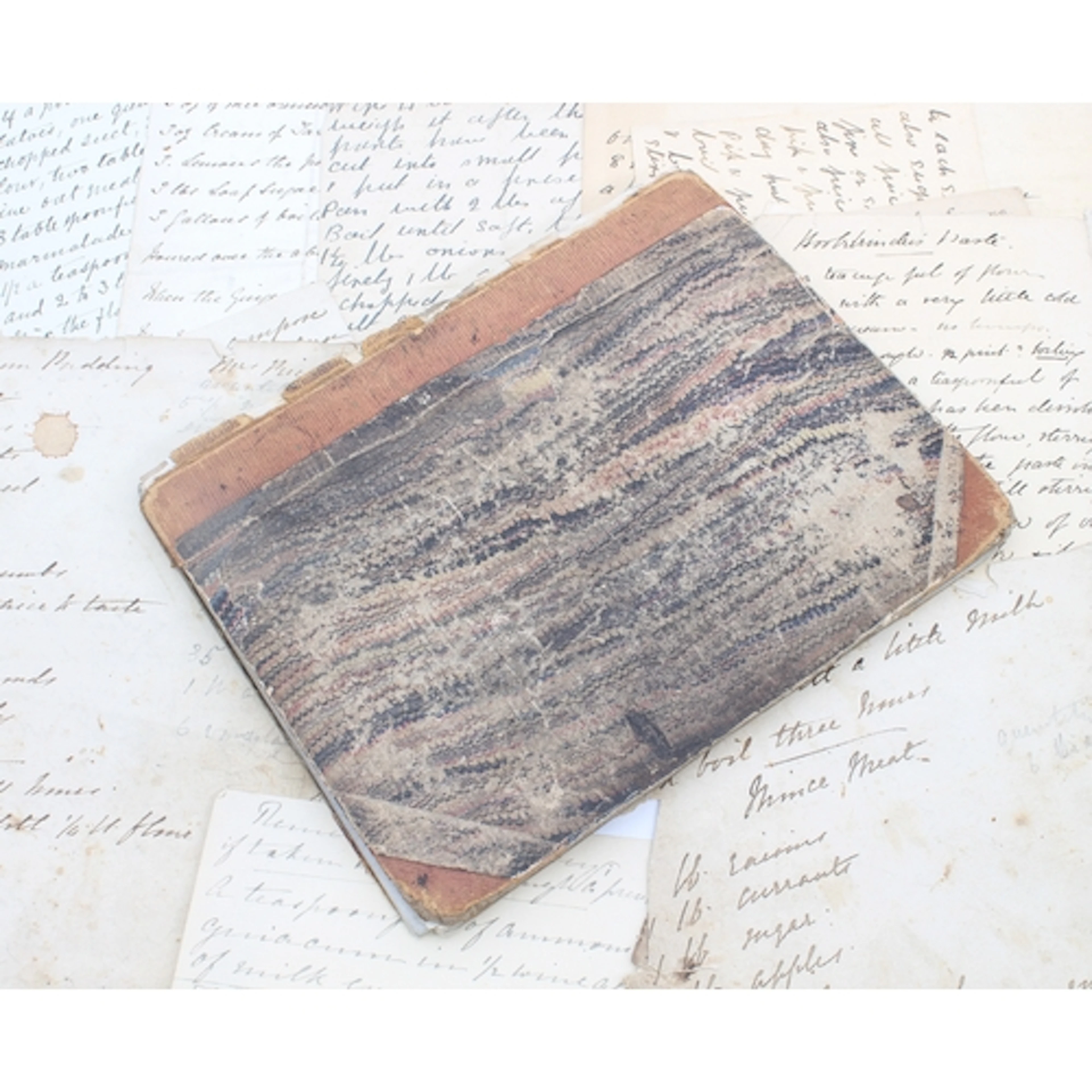 A late 19th century manuscript recipe book - containing 43 r...