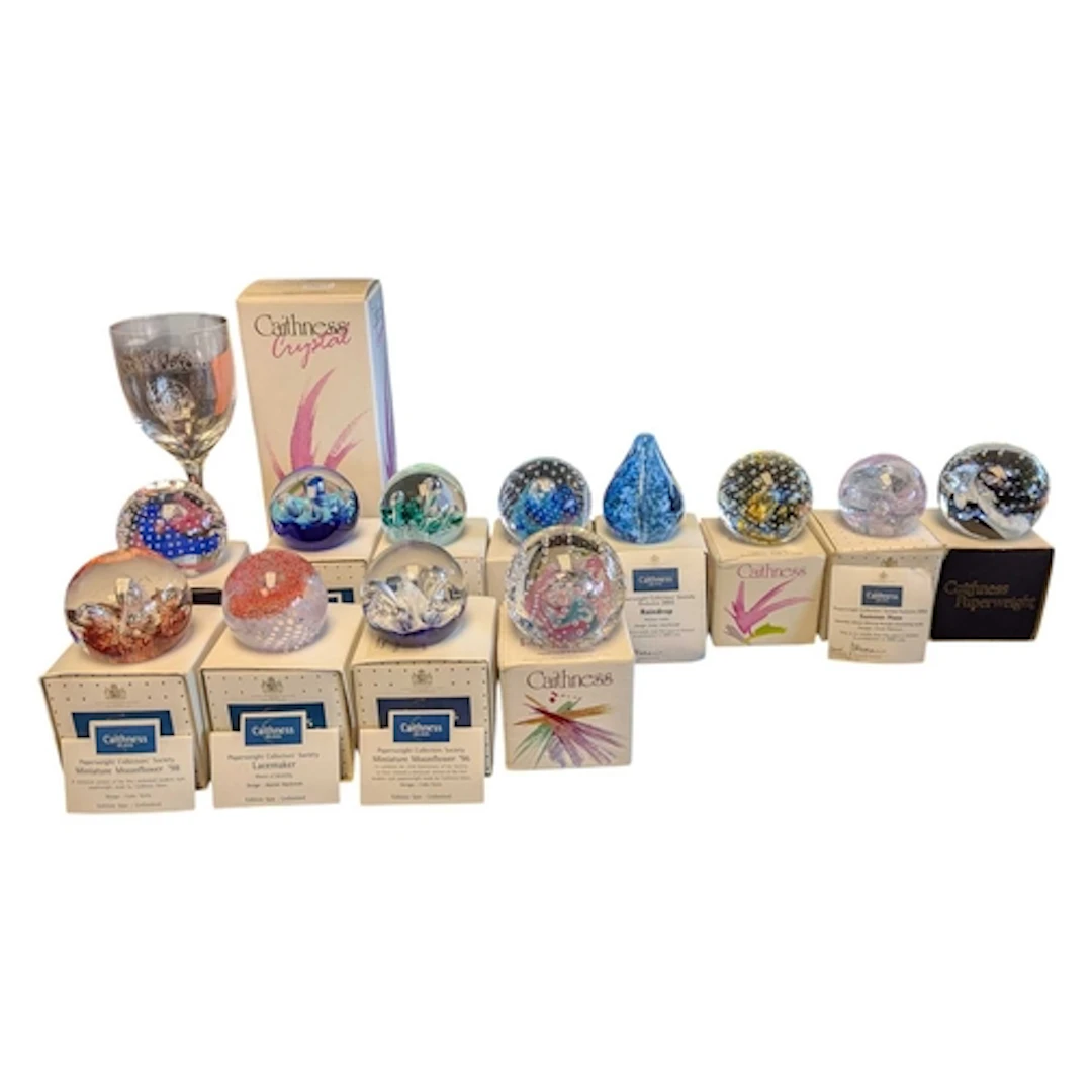 Collection of late 20th century Caithness paperweights. To i...