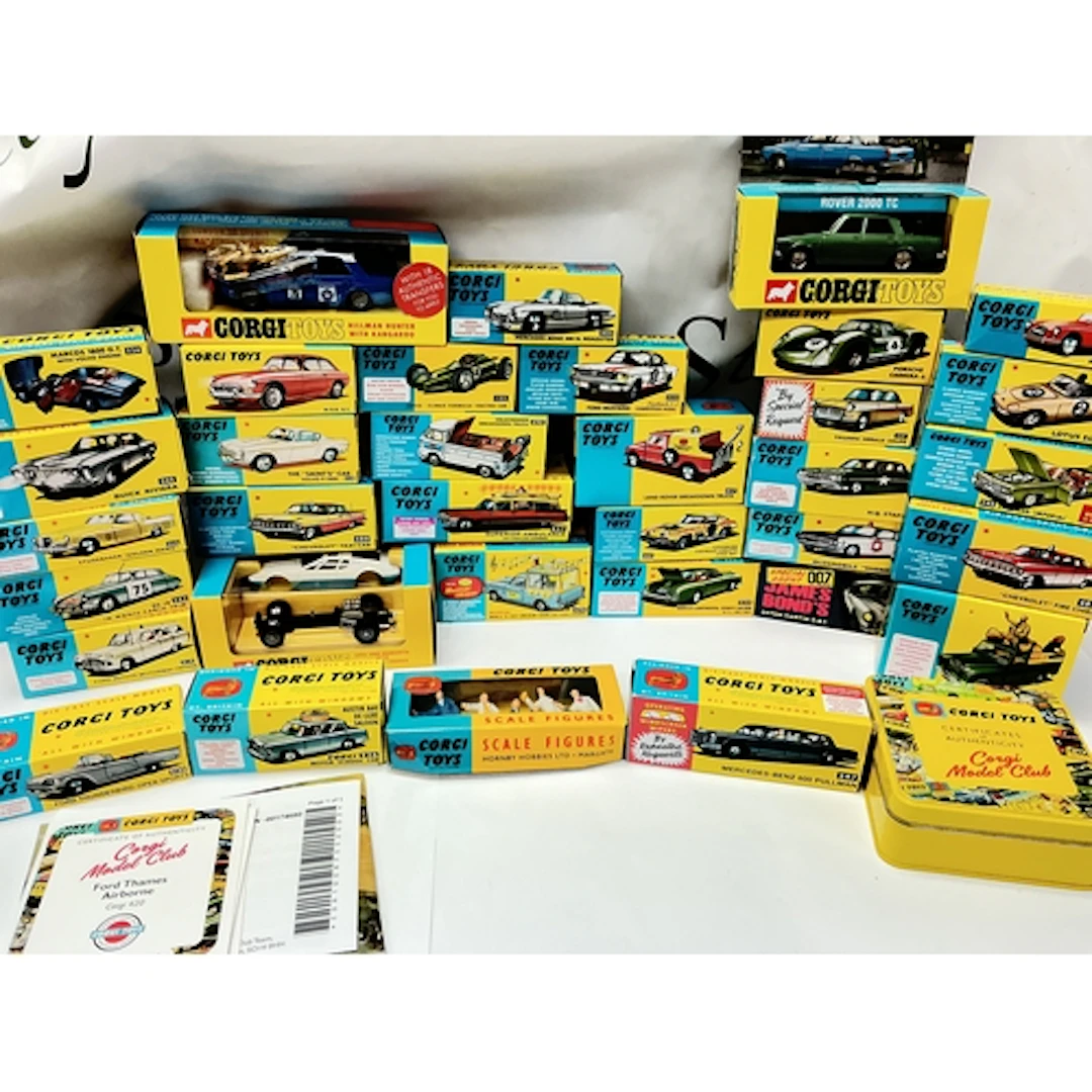 A Collection Of Boxed And Loose Corgi Model Club Diecast (so...