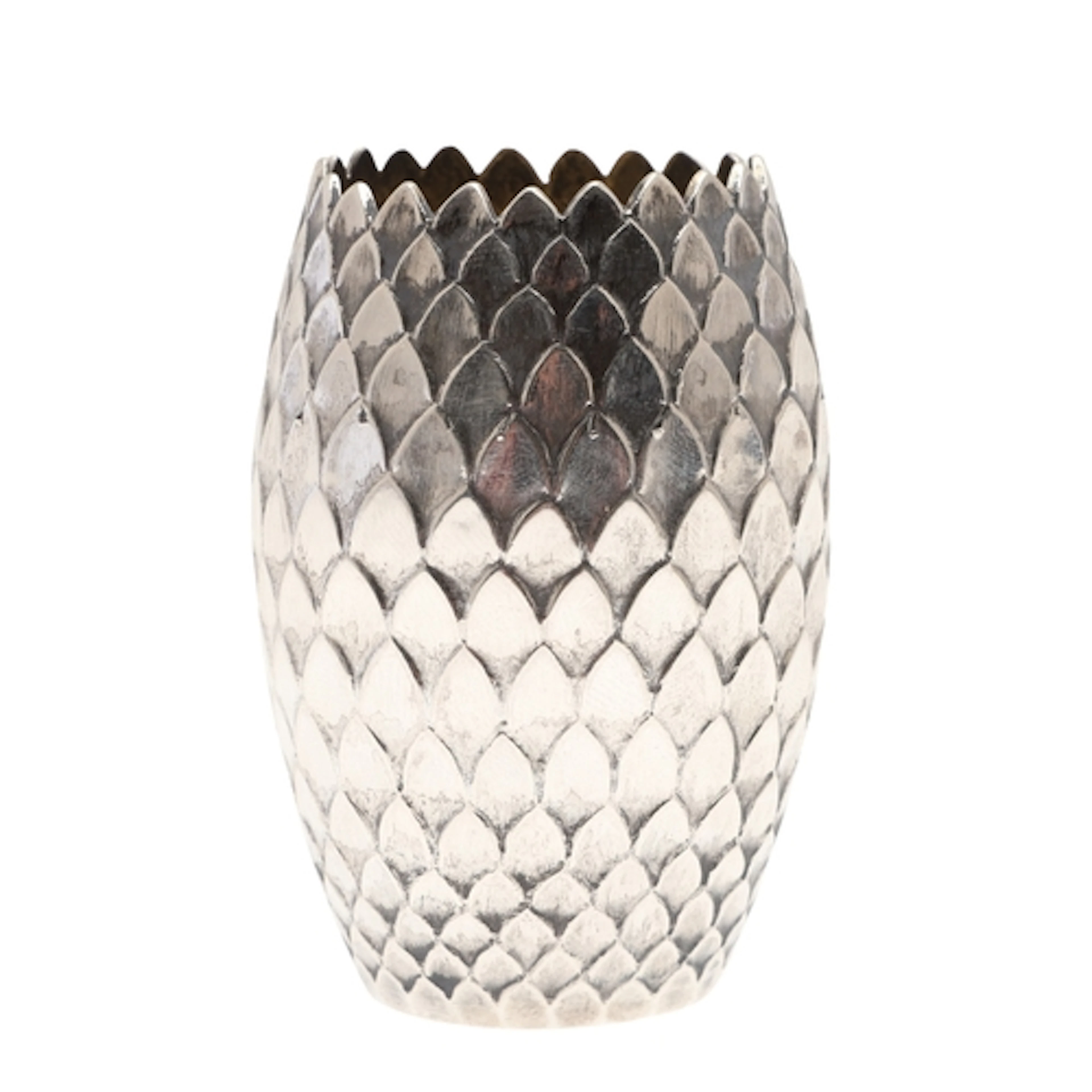 A RUSSIAN 19TH CENTURY SILVER BEAKER. In the shape of a cone...