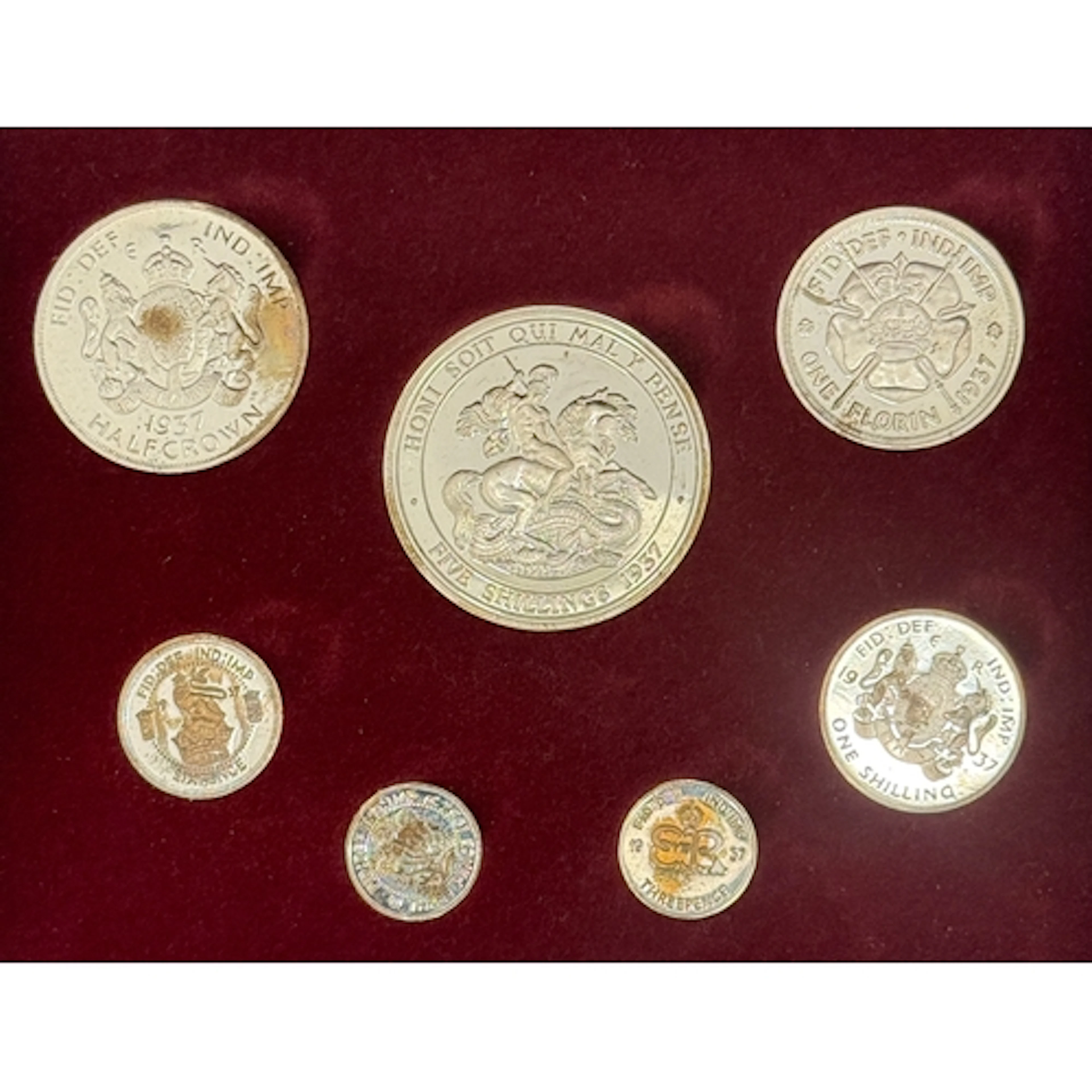 Great Britain, a modern Edward VIII seven-coin pattern set i...