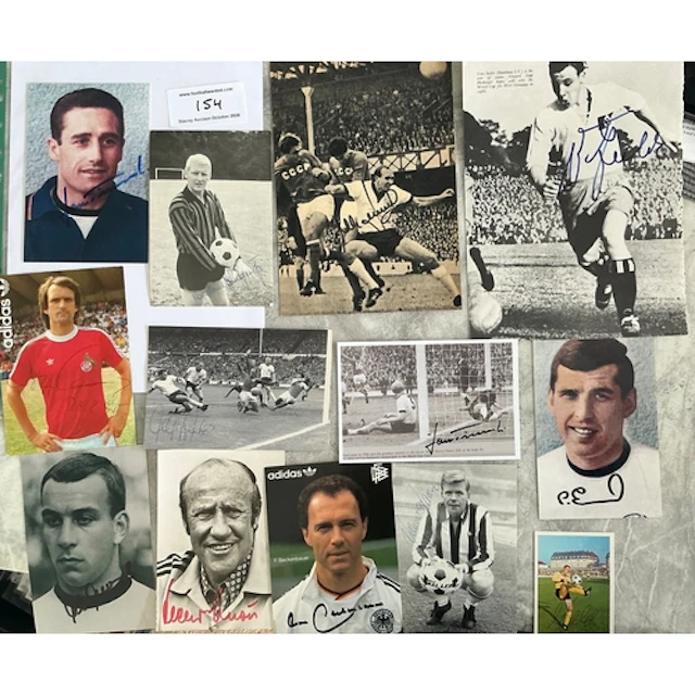 1966 Germany World Cup Player Autographs: Includes Tilkowski...
