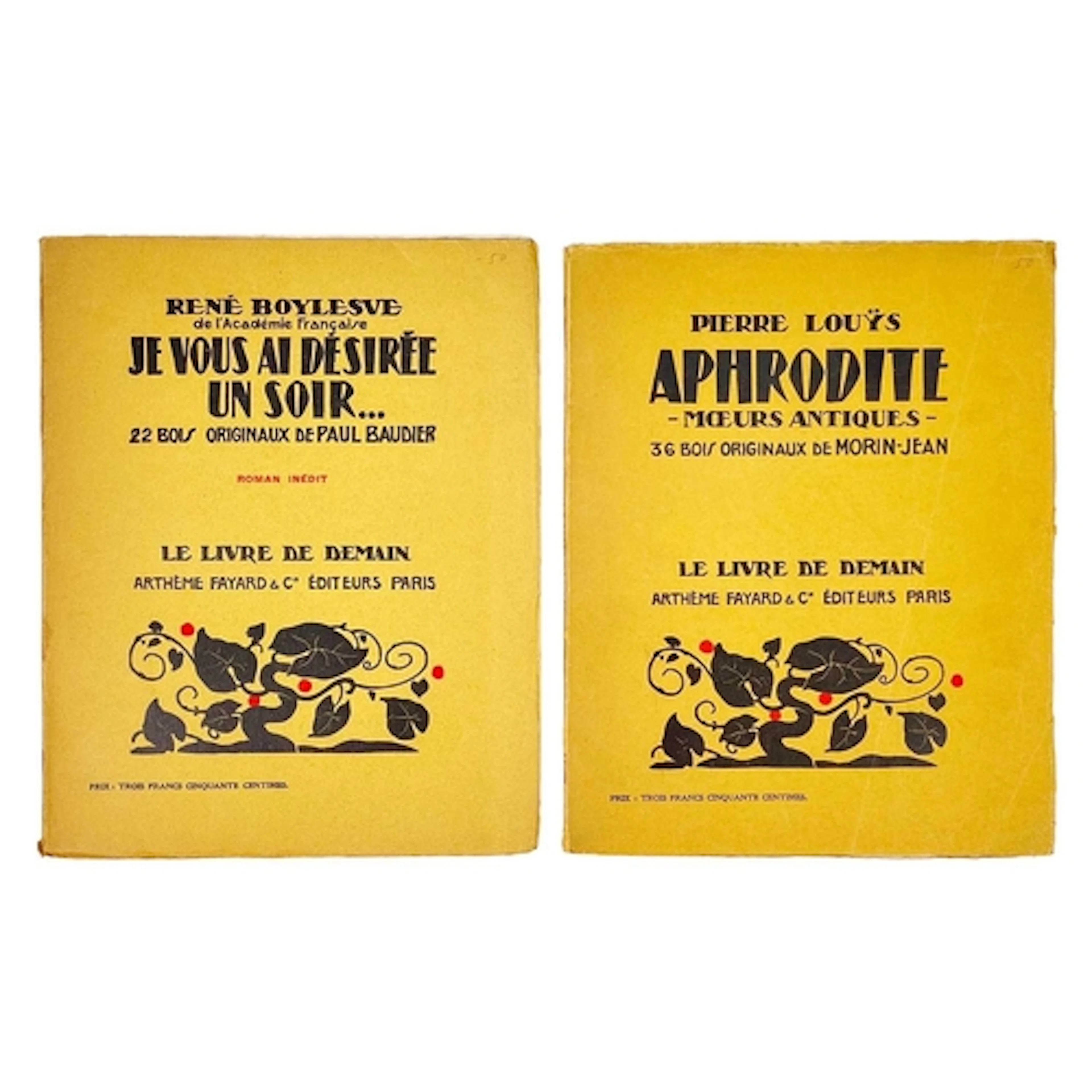 Fayard’s Livres de Demain Two works in orignal printed card ...