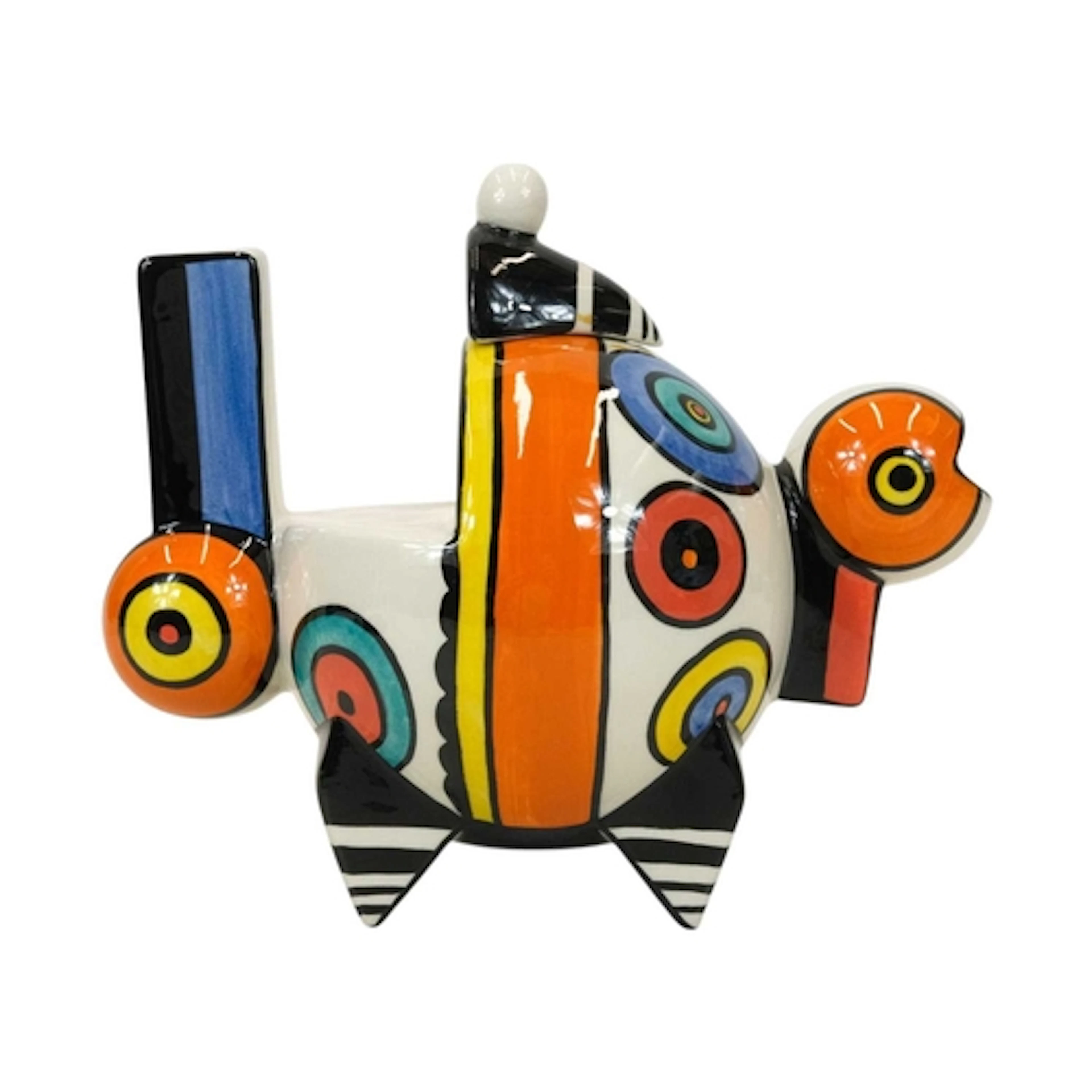 Lorna BAILEY (1978) Novelty teapot. Of abstract animal form,...