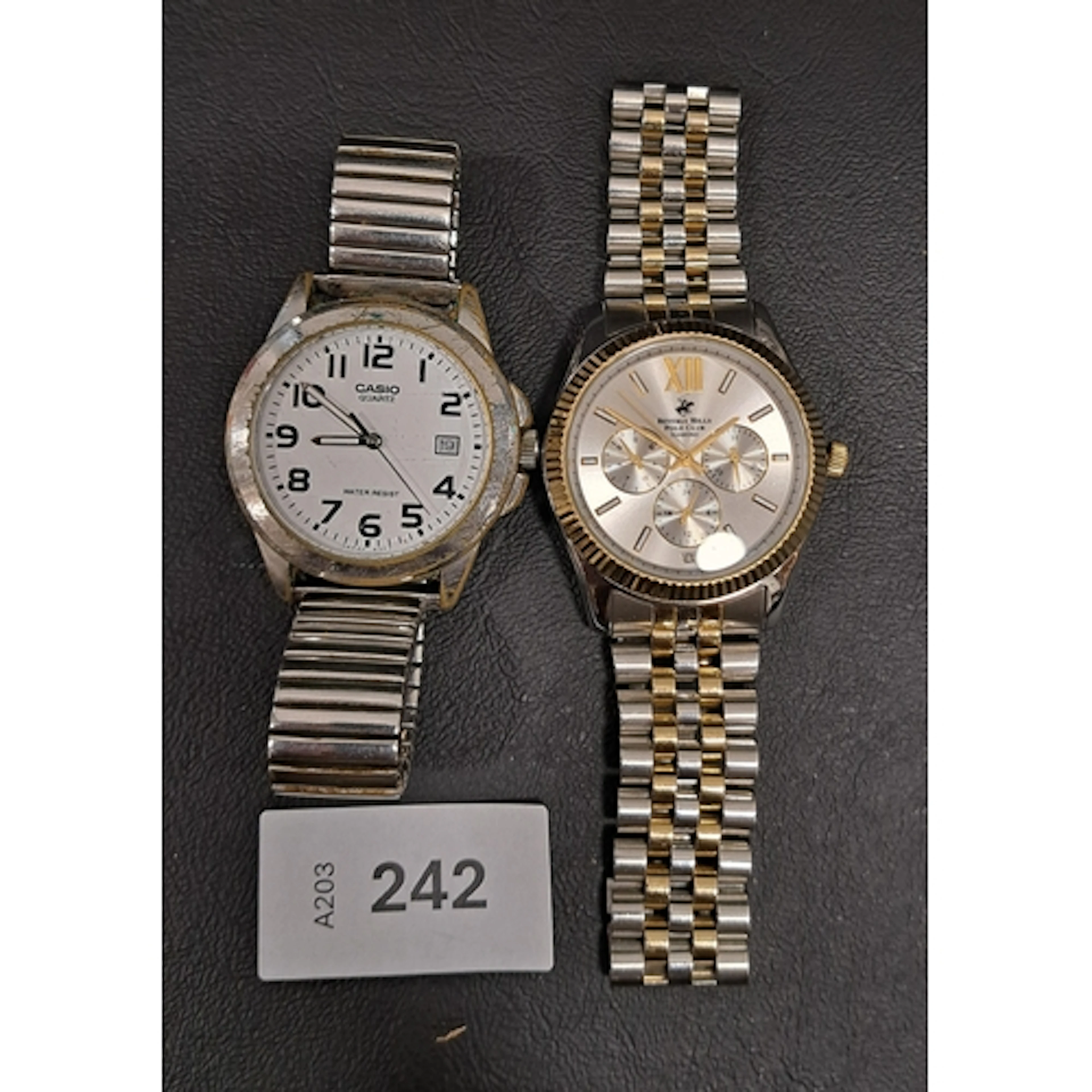 TWO FASHION WATCHES comprising Casio and Beverly hills polo...
