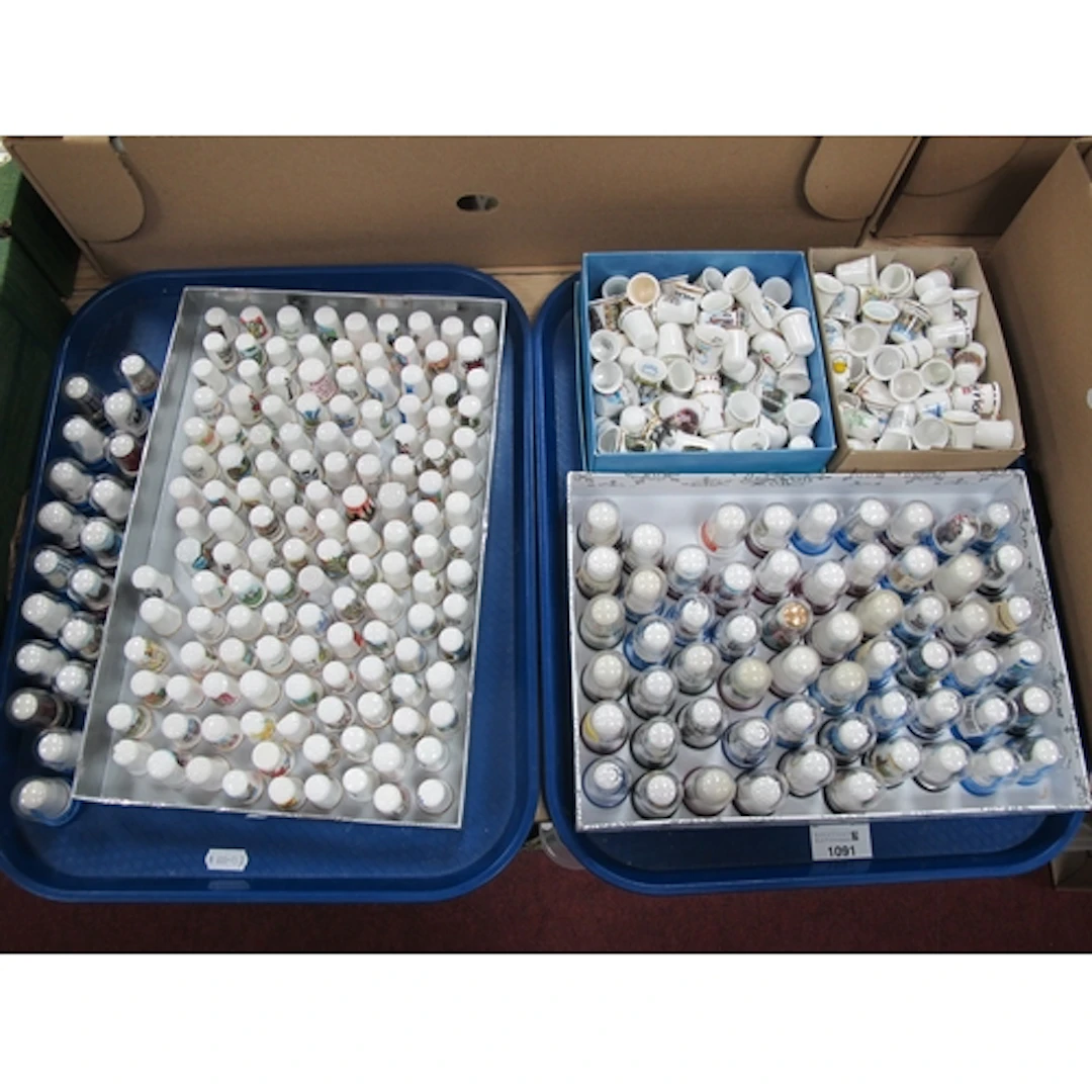 Large collection of souvenir, novelty and decorative porcela...