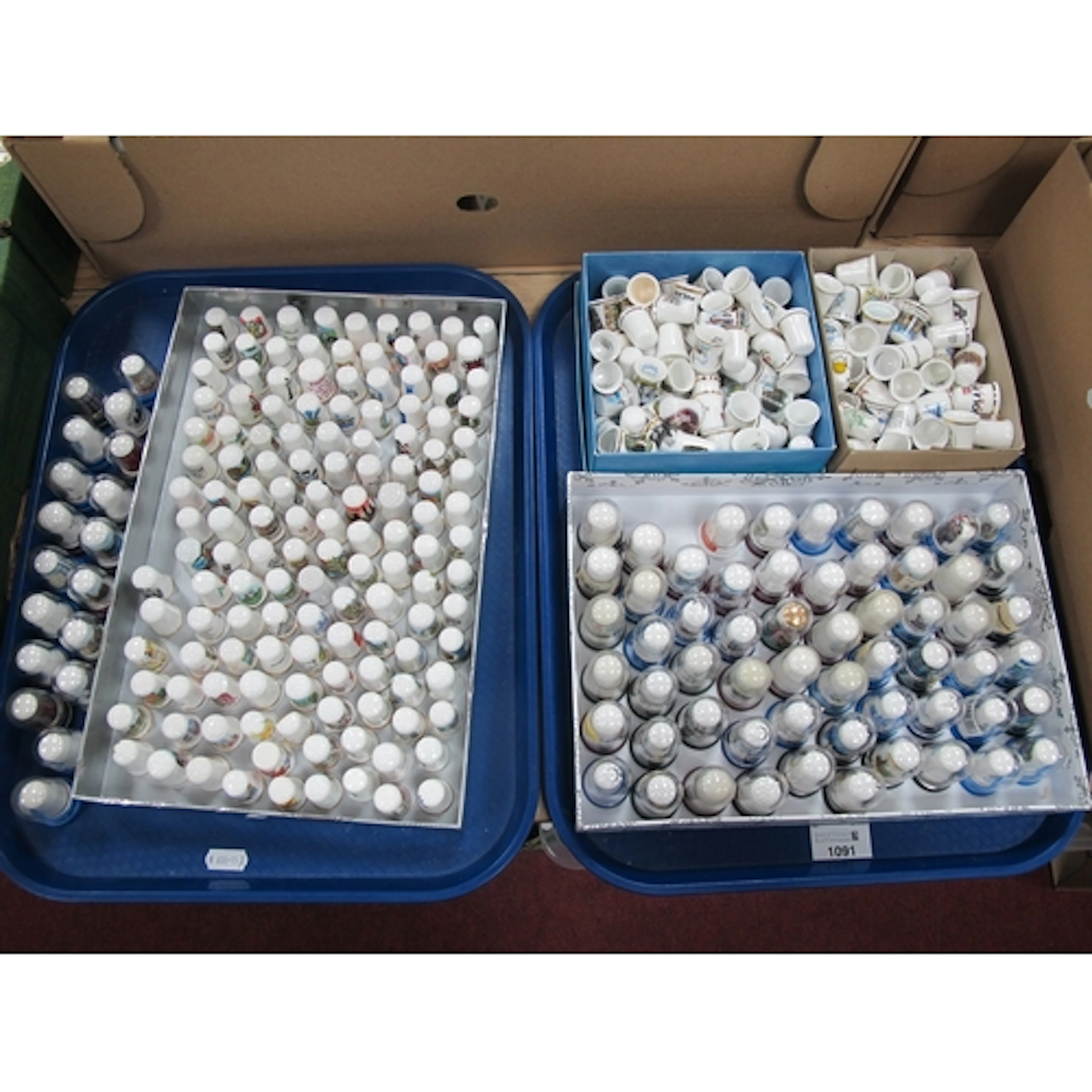 Large collection of souvenir, novelty and decorative porcela...