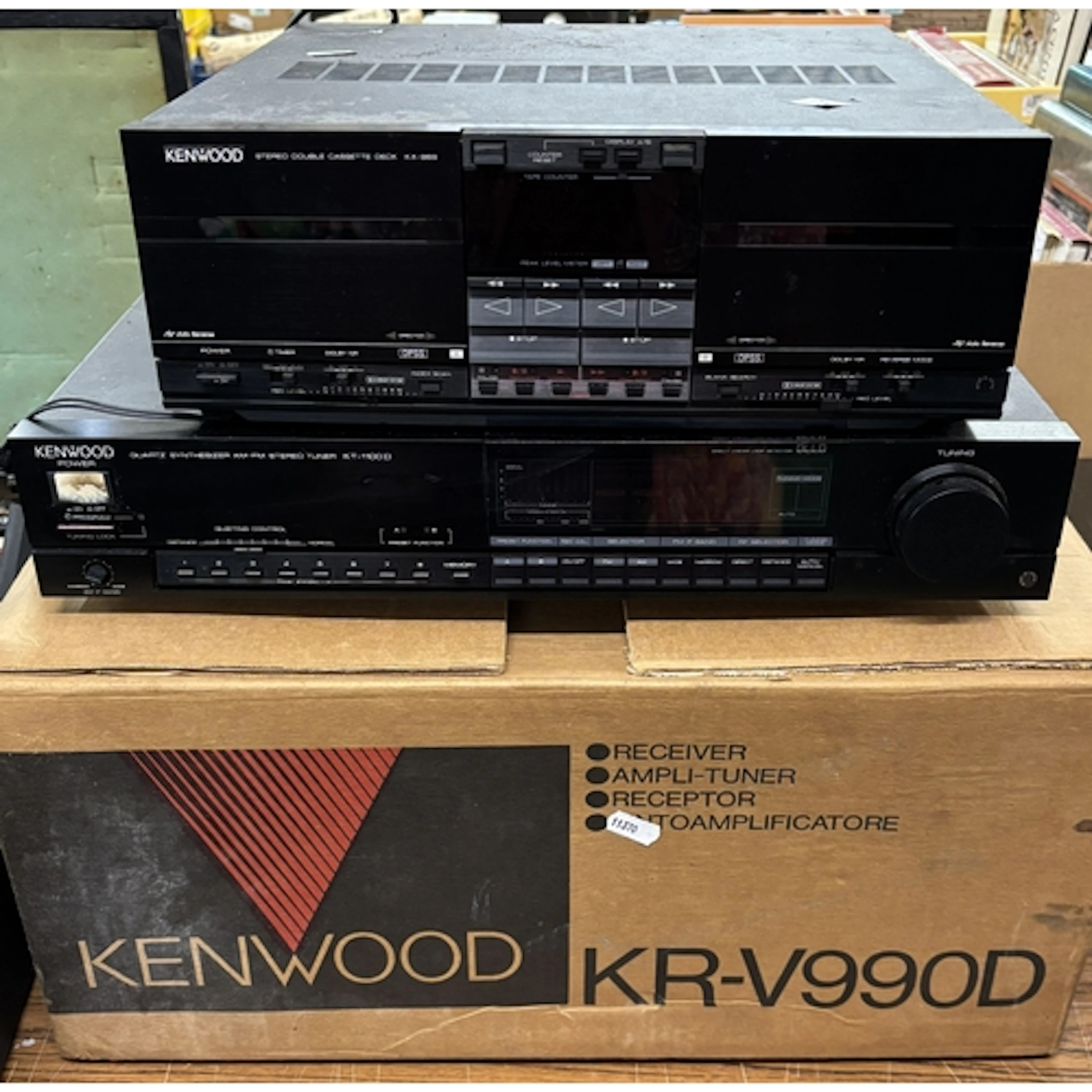 Boxed Kenwood KRV990D Audio Video Sound Receiver, boxed UNTE...