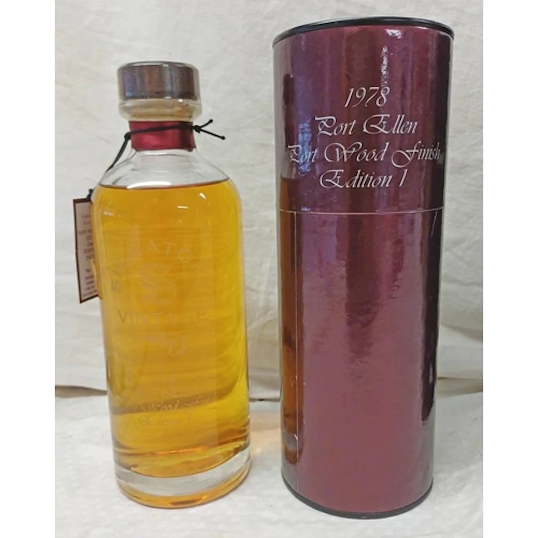 1 BOTTLE POT ELLEN 23 YEAR OLD SINGLE MALT WHISKY, PORT WOOD...