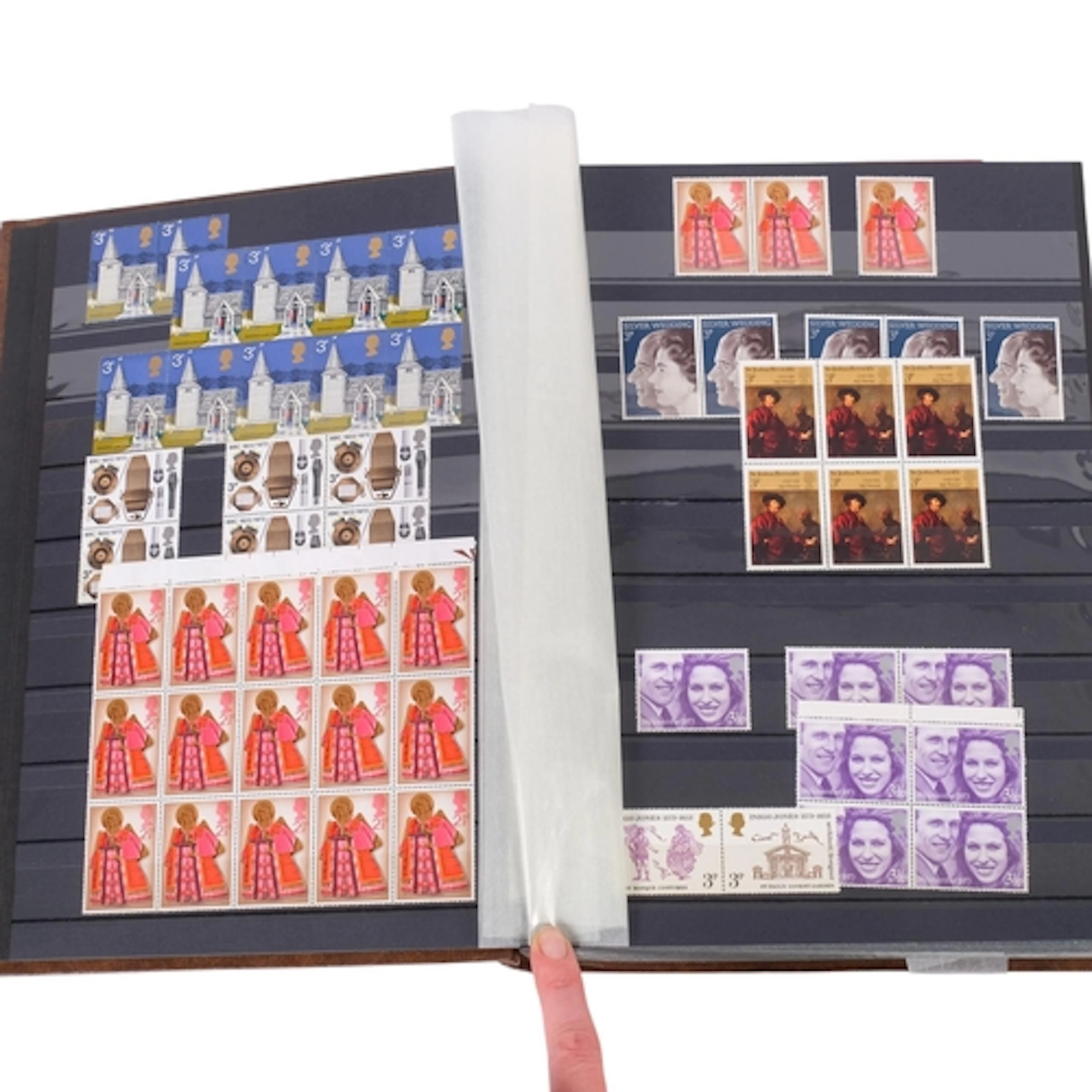 A quantity of 20th century British stamps, including commemo...
