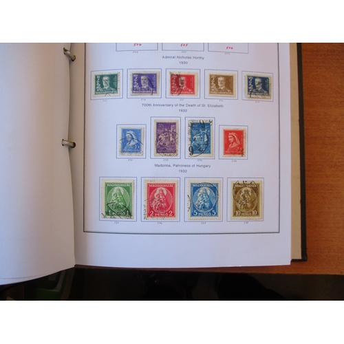 Hungary. Large, early to modern M/U collection in Schaubek a...