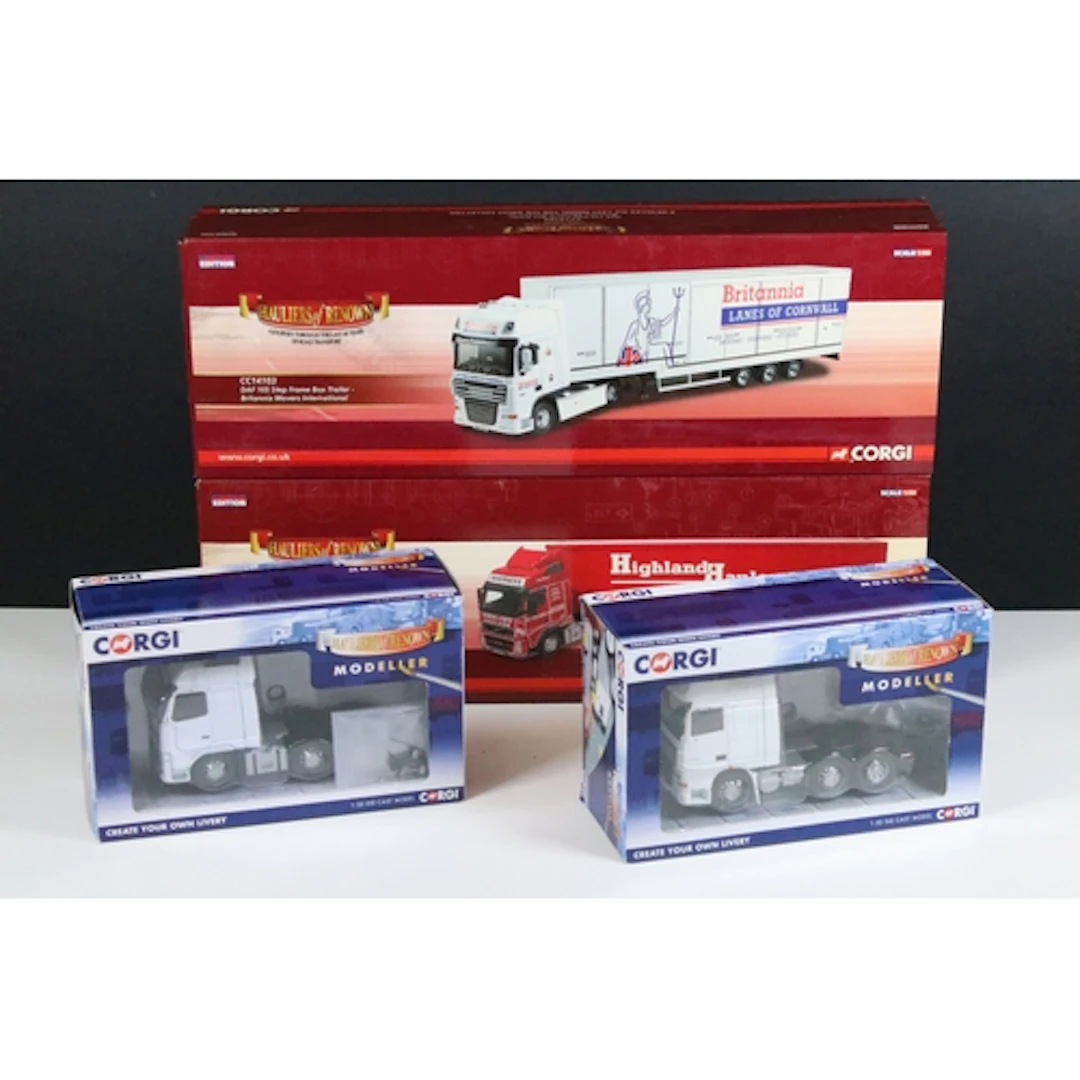 Four boxed 1/50 Corgi Hauliers Of Renown diecast models to i...