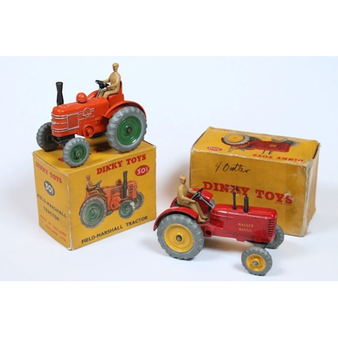 Two boxed Dinky diecast tractors models to include 300 Masse...