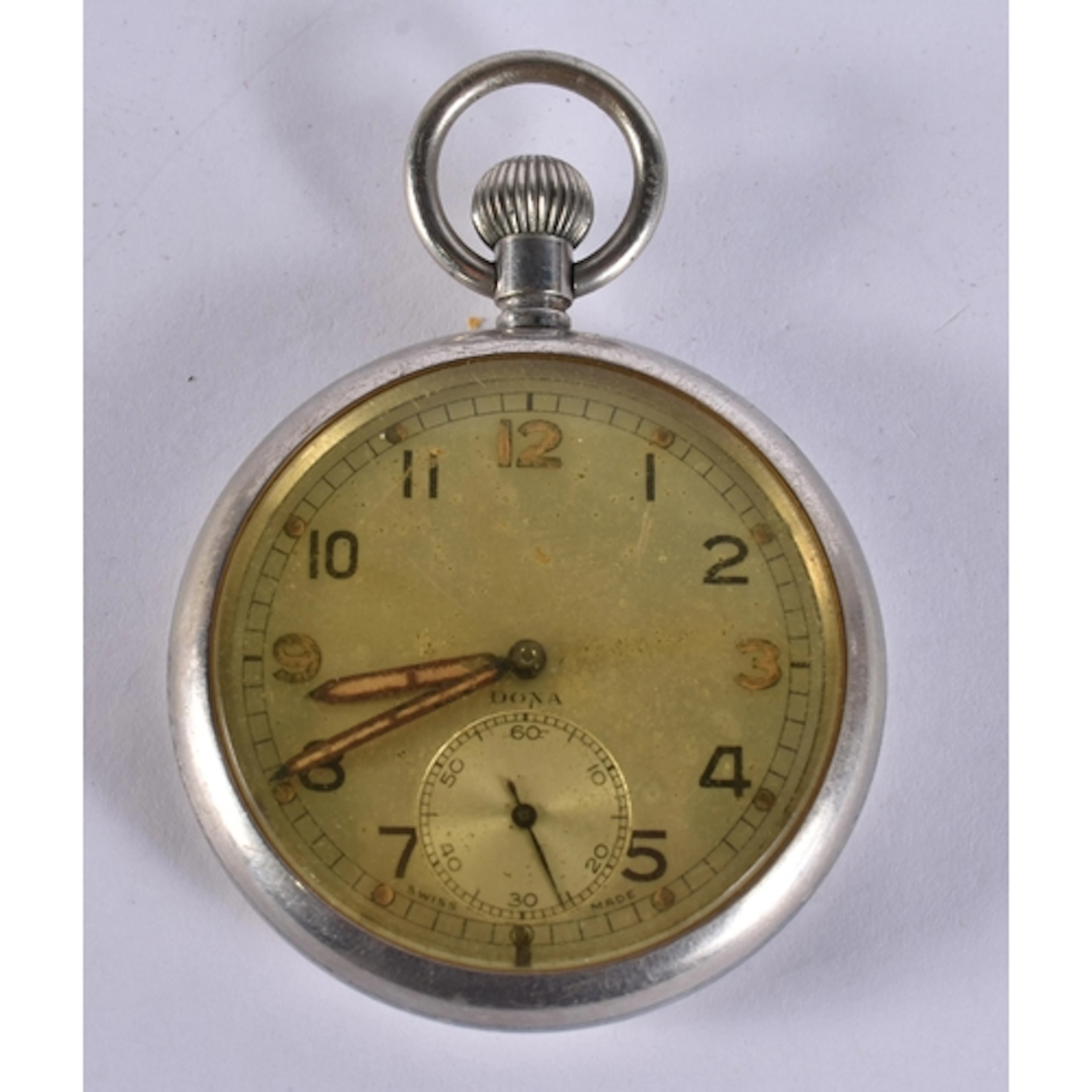 Doxa GSTP British Military Issued Pocket Watch Hand-Wind Wor...