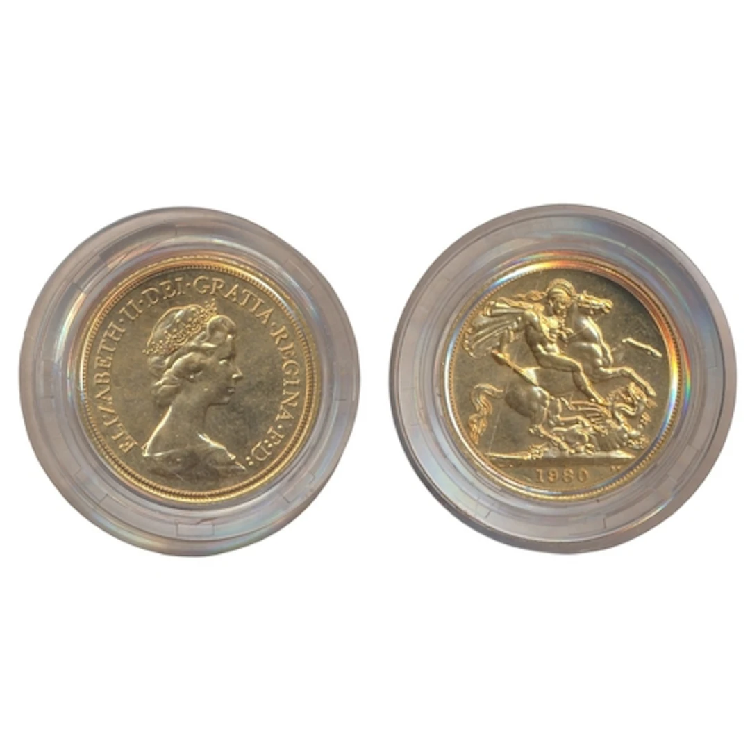 Investment Gold Lot - Documents Required. 1980 sovereign ext...
