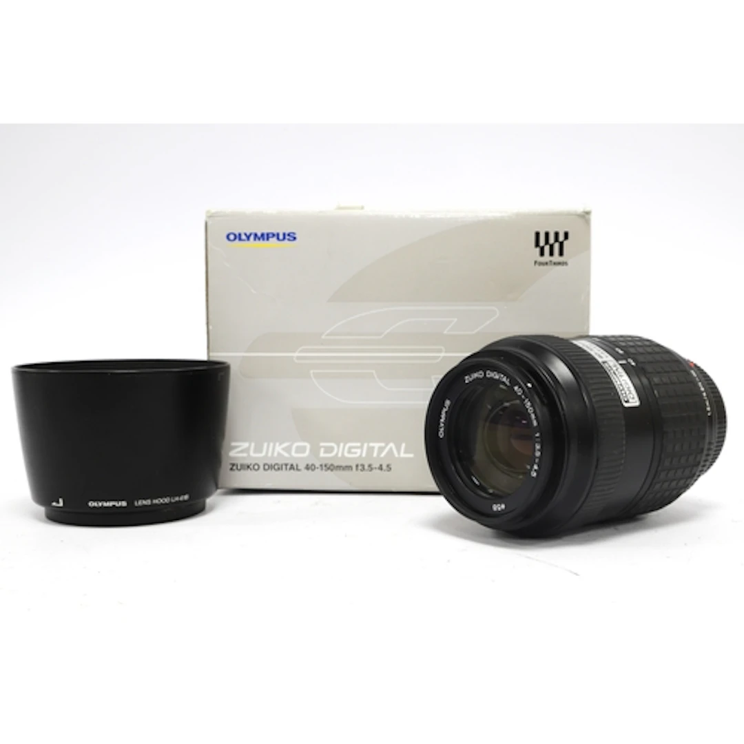Olympus Digital 40-150mm f/3.5-4.5 Lens, boxed, Untested.