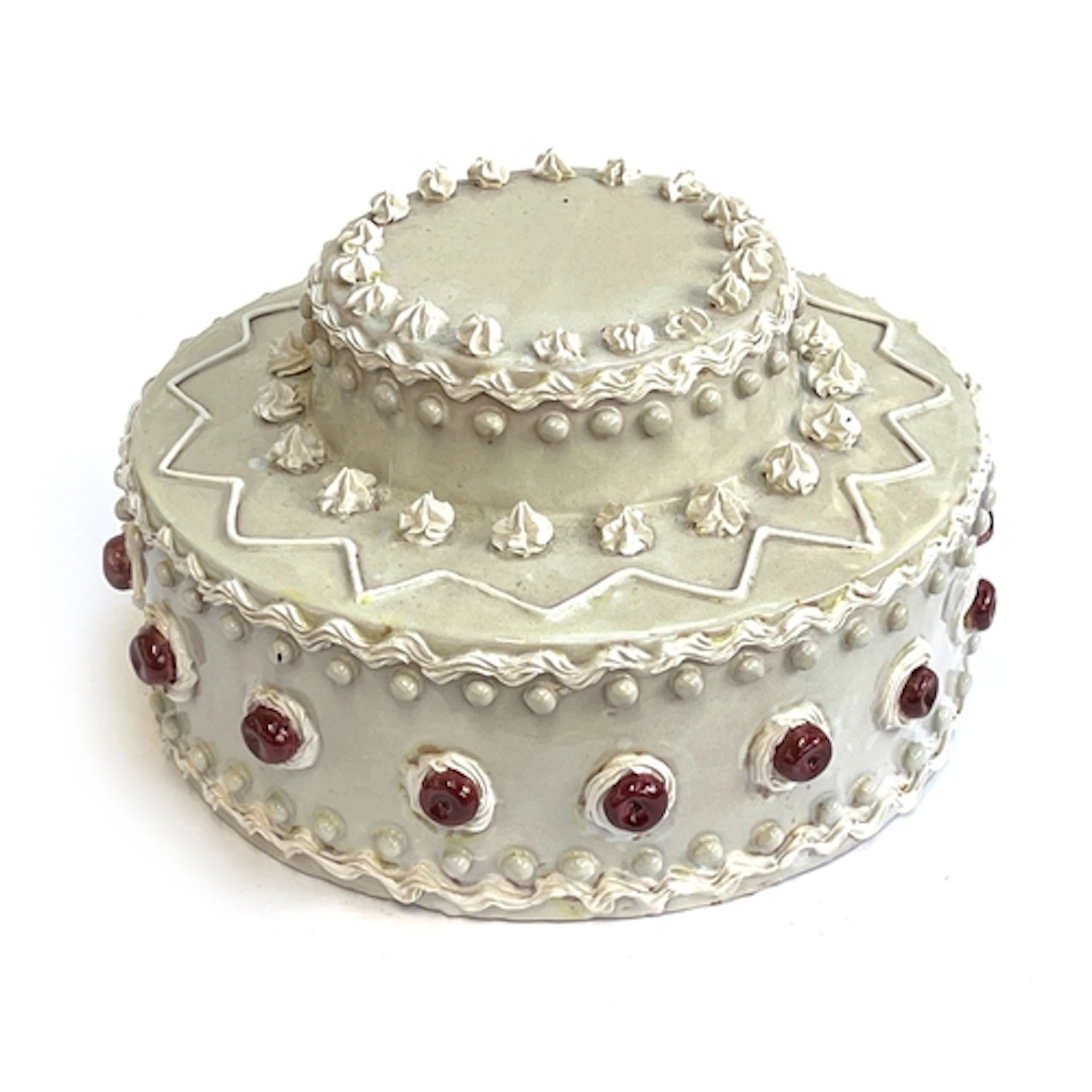 A large Italian Ceramica ND Dolfi Toscanaccio majolica ceram...