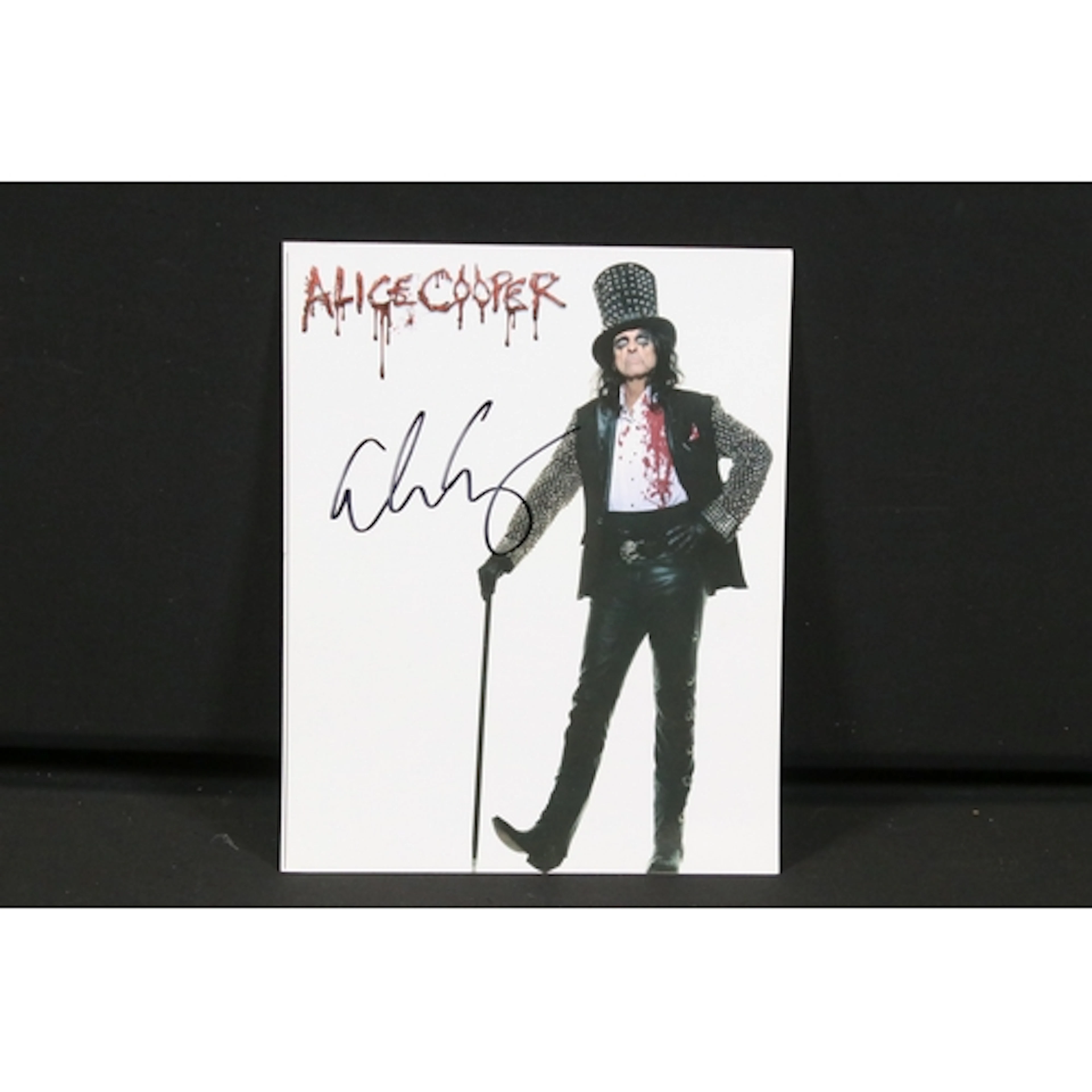 Memorabilia - Alice Cooper signed photo