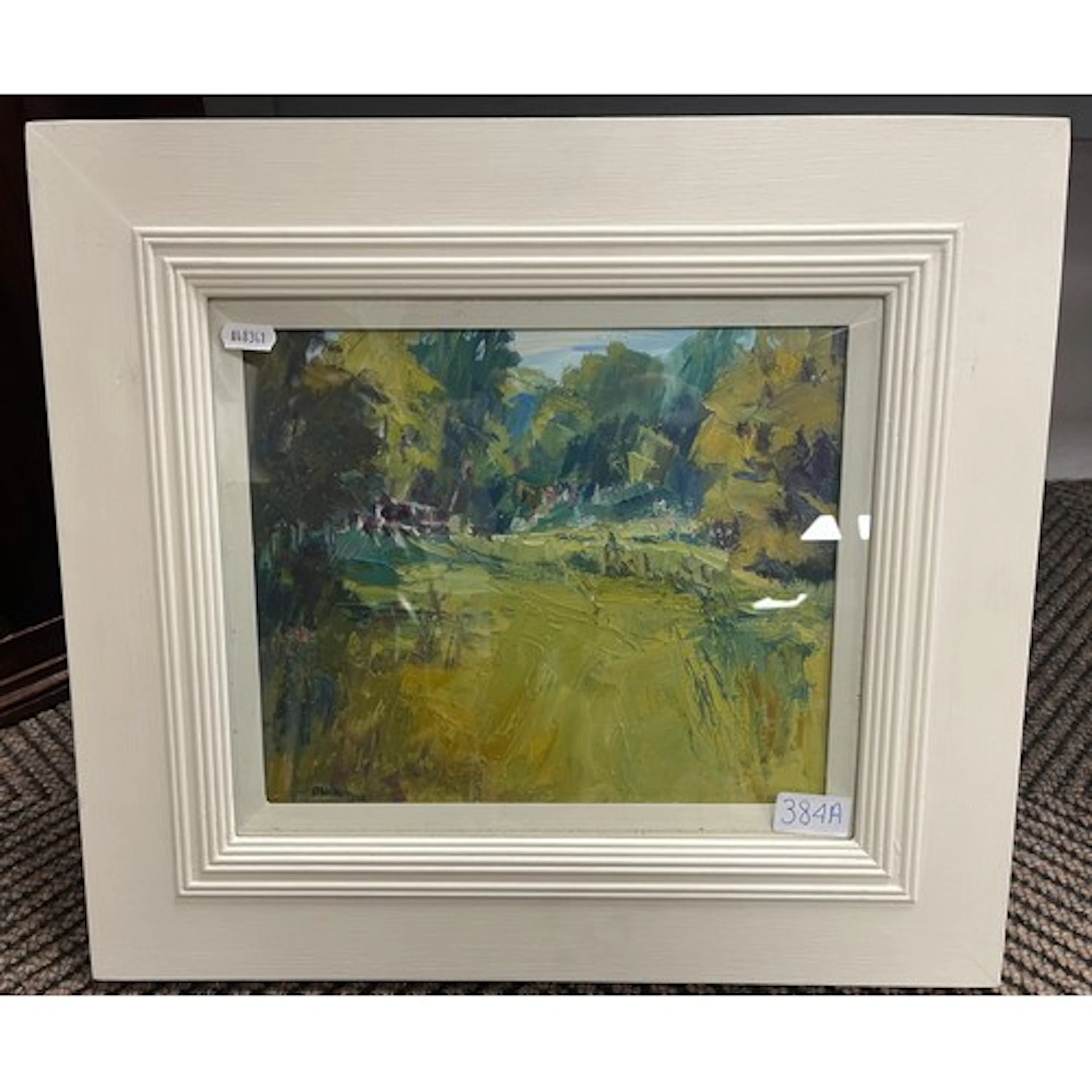 Bridget Hunter, 'Show Field, Straiton', Oil, 2005, 24cm x 29...