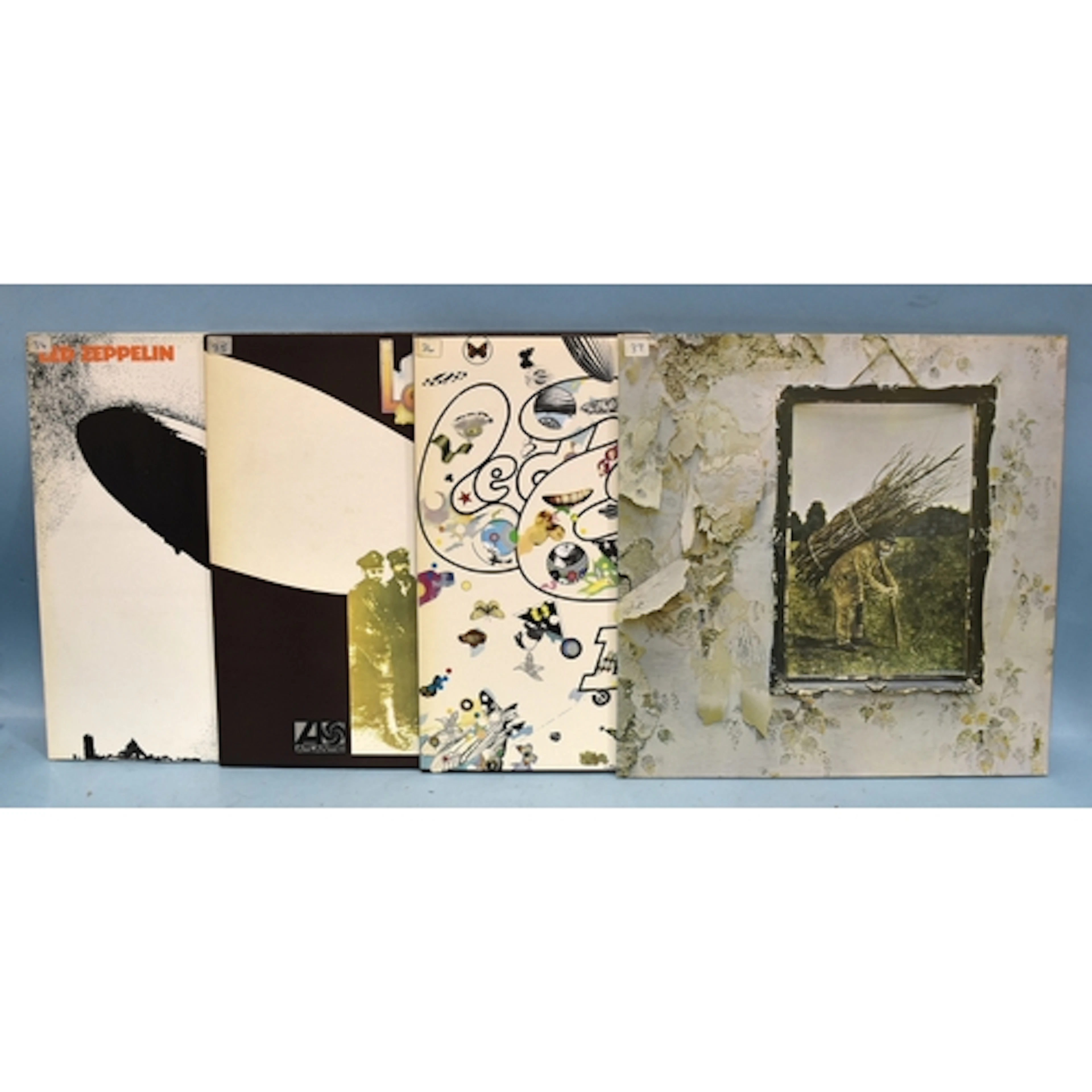 Led Zeppelin & related, a collection of LP's: Led Zeppel...