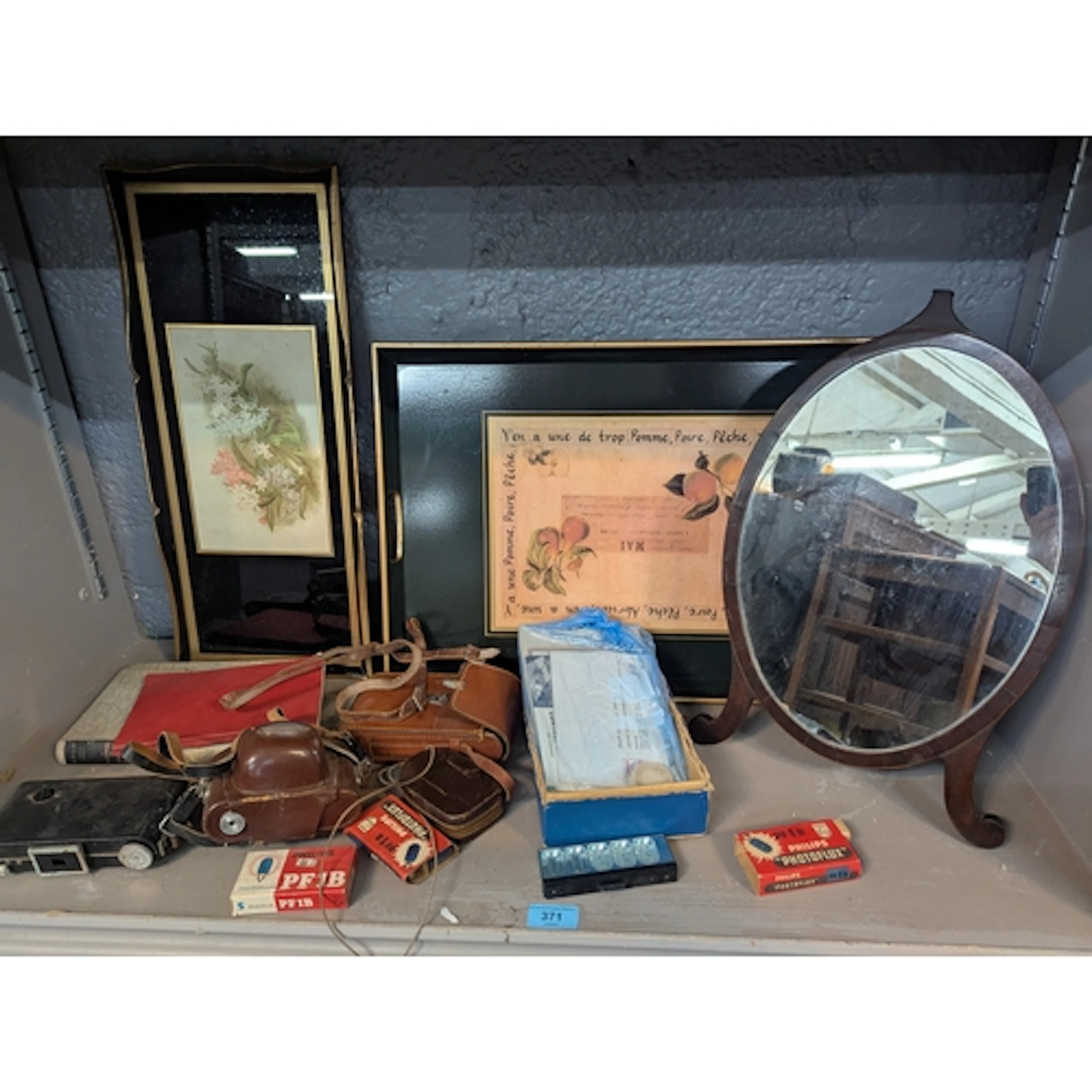 Photographic equipment to include a Voighander camera, a Kod...