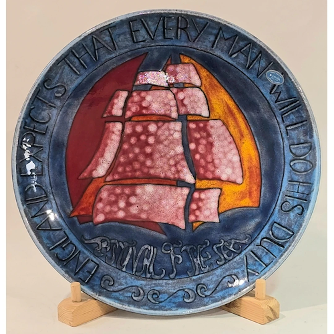 Poole Pottery Festival of the Sea limited edition charger de...