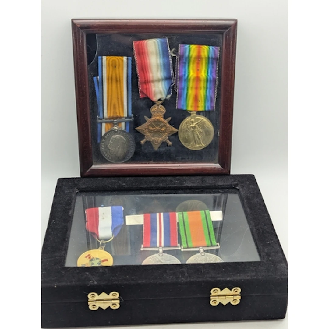 A group of medals to include WWI trio comprising of victory ...