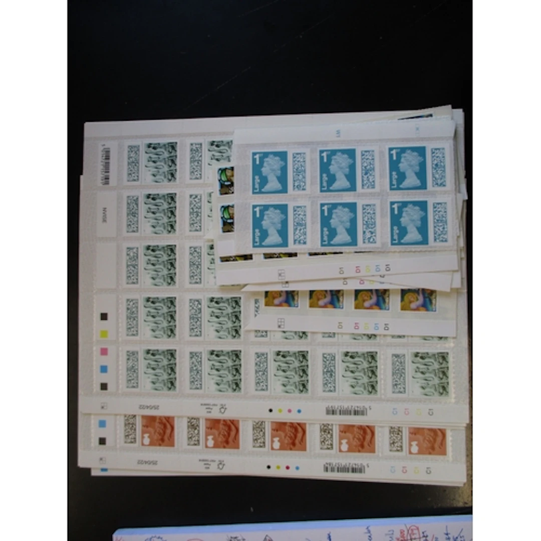 A collection of mostly regional and Machin barcoded issues i...