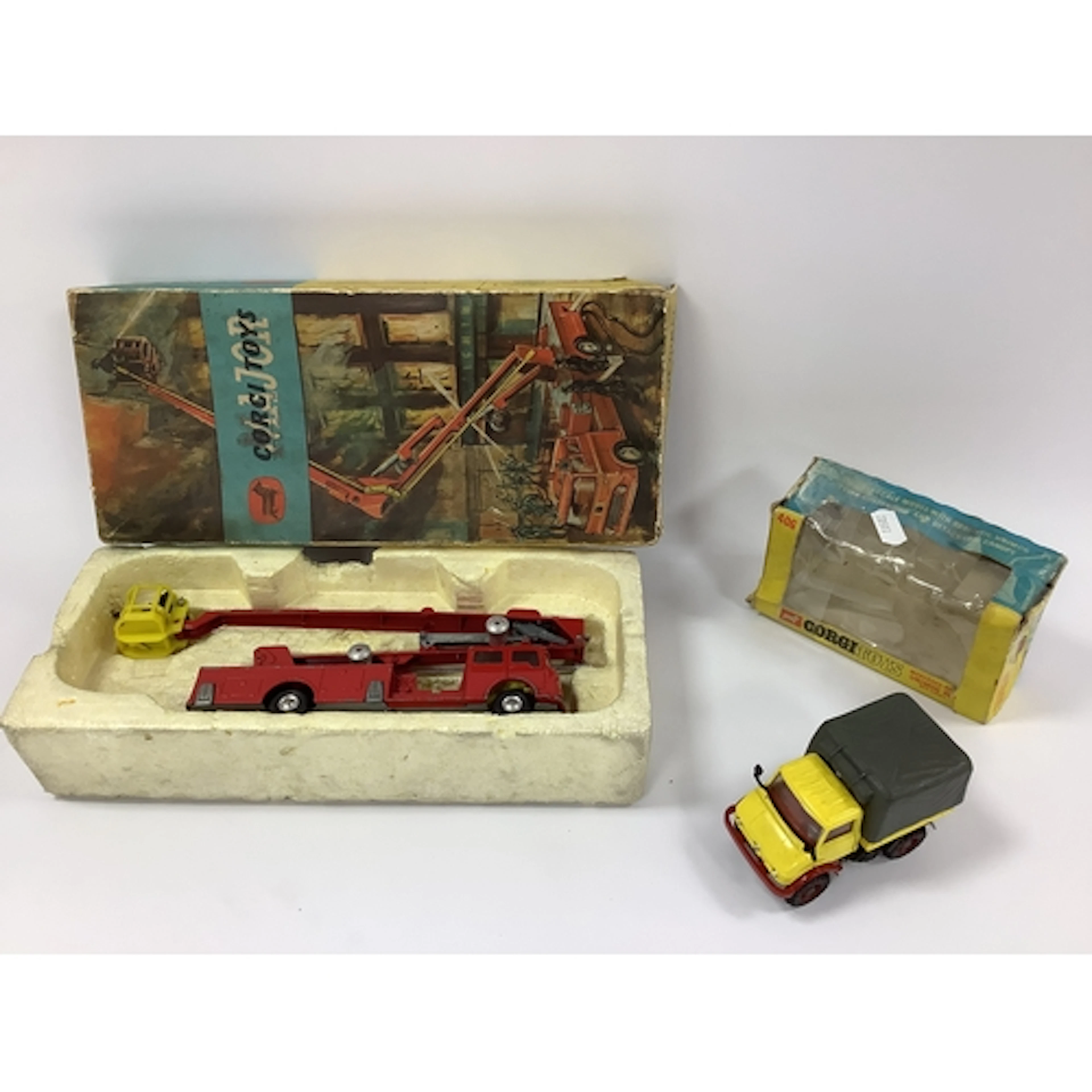 Two Original Corgi Toys, No.406 Unimog overall good plus / v...