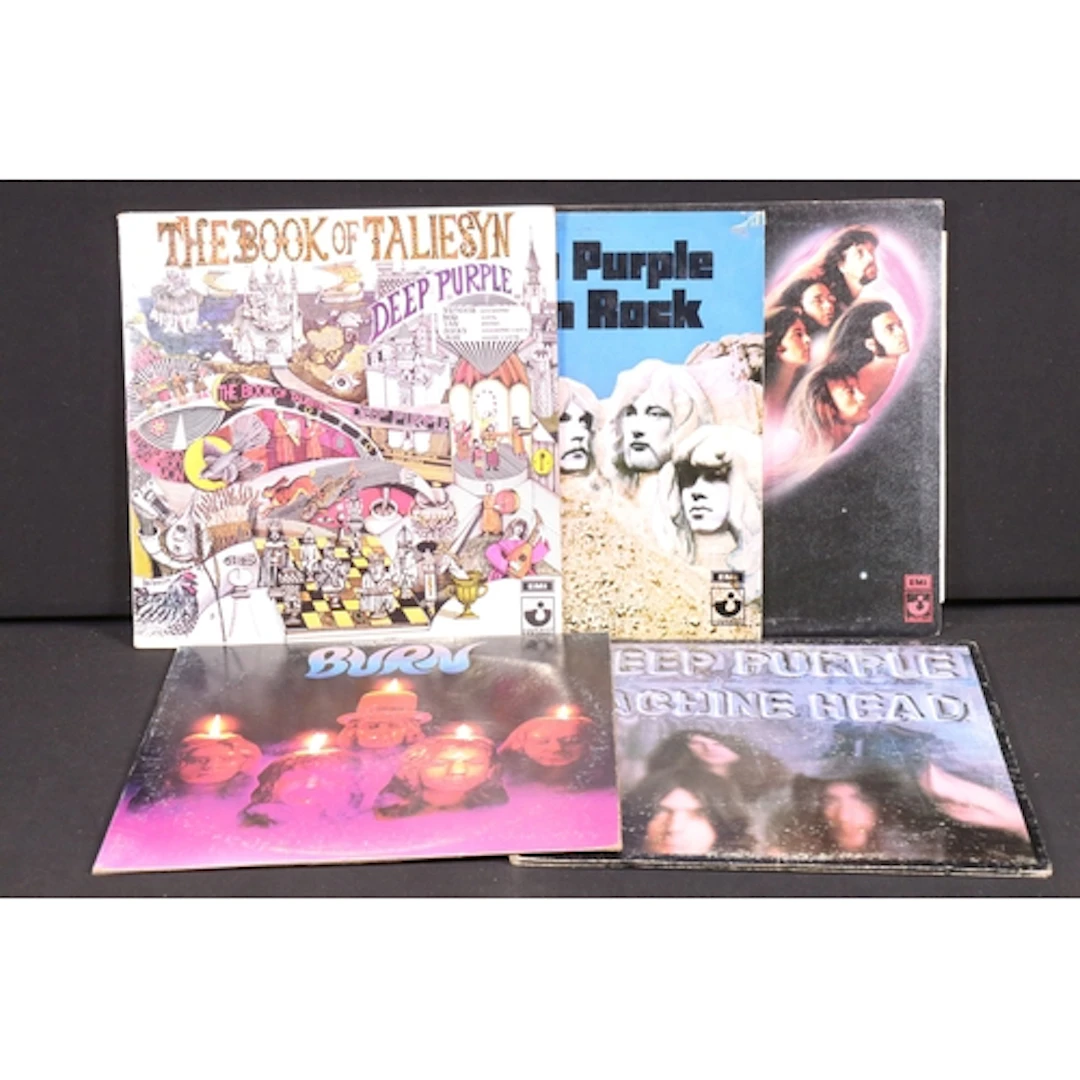 Vinyl - 5 Deep Purple original pressing LP’s to include: The...