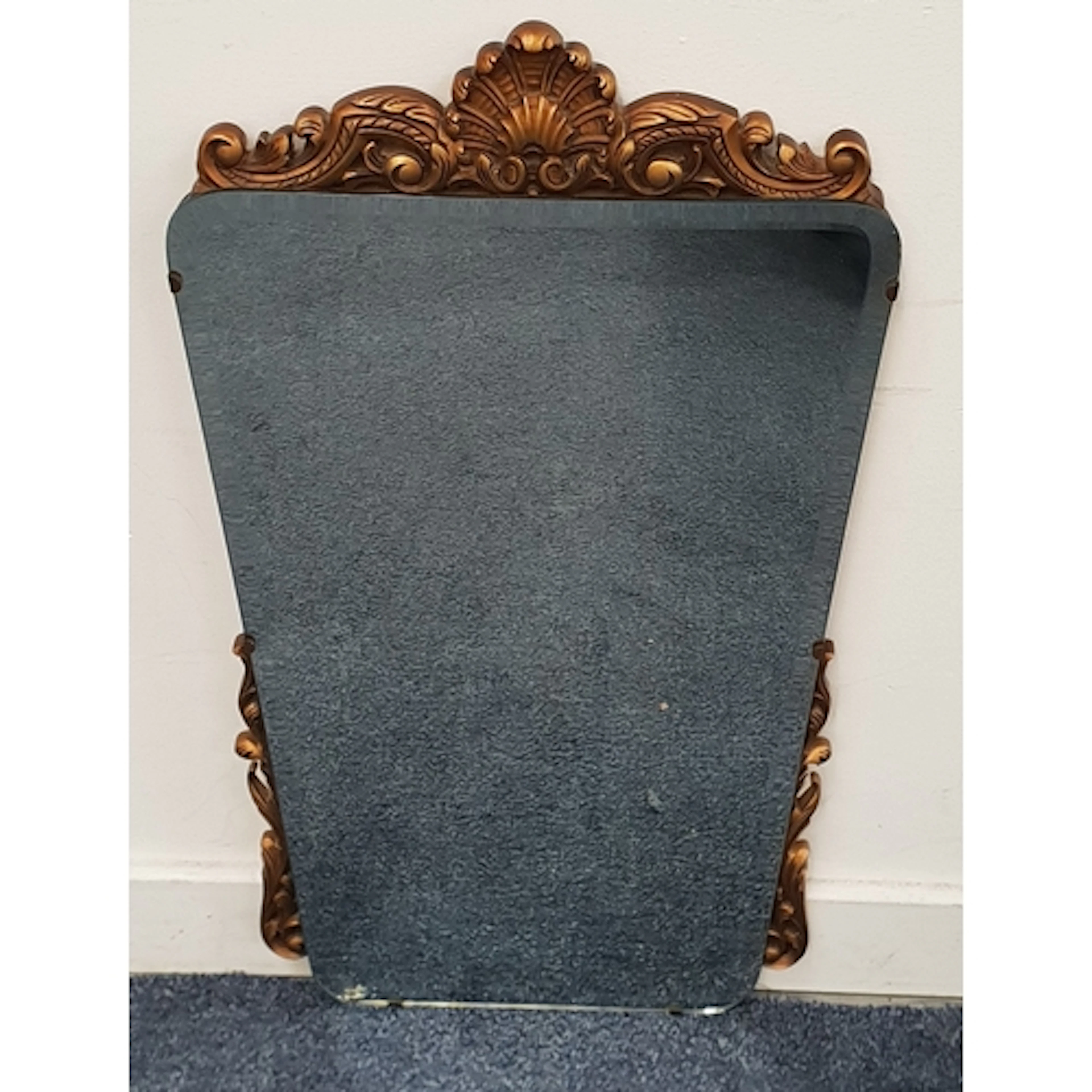 ROCCO-STYLE TAPERING RECTANGULAR WALL MIRROR featuring decor...