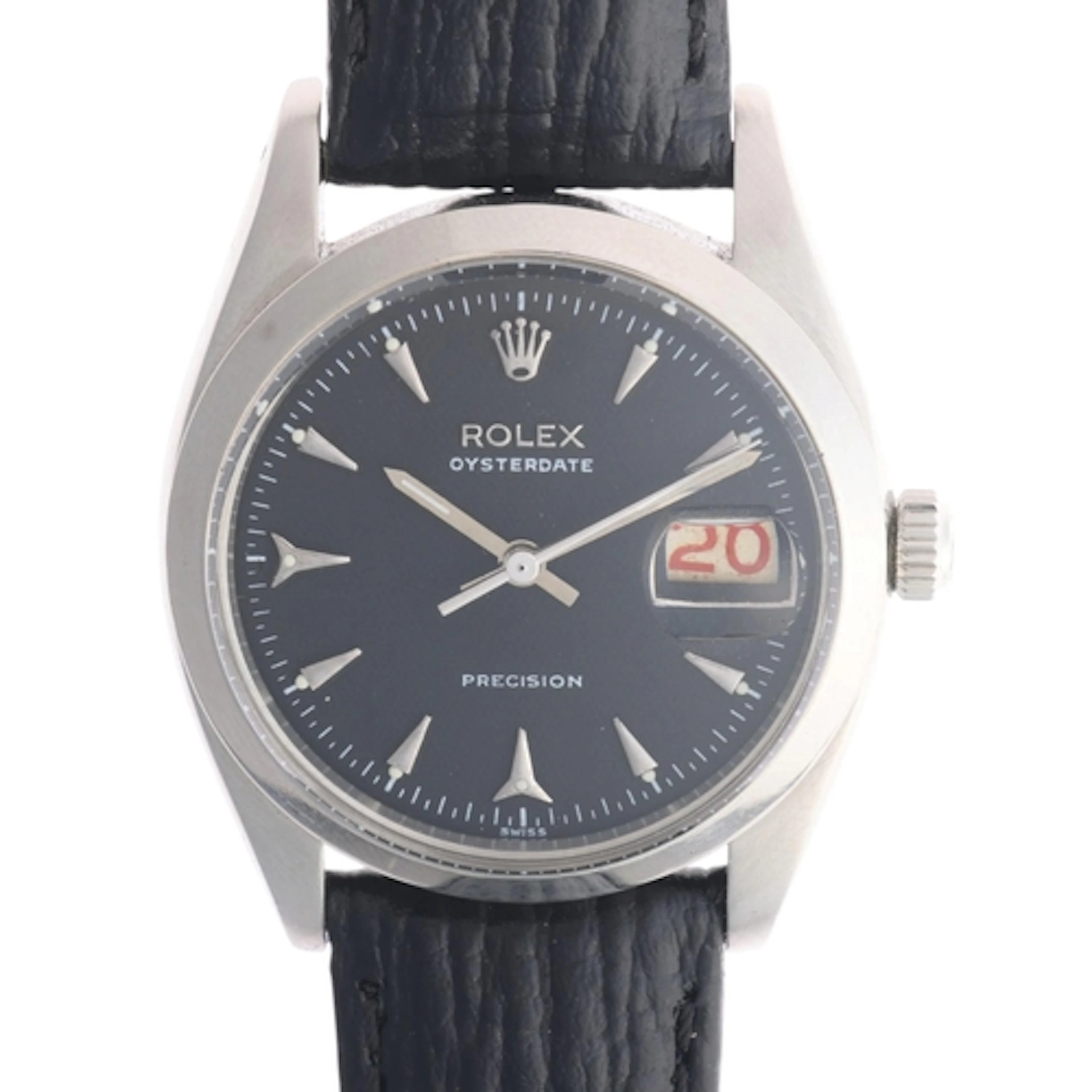 ROLEX - a Vintage stainless steel Oysterdate Precision mecha...