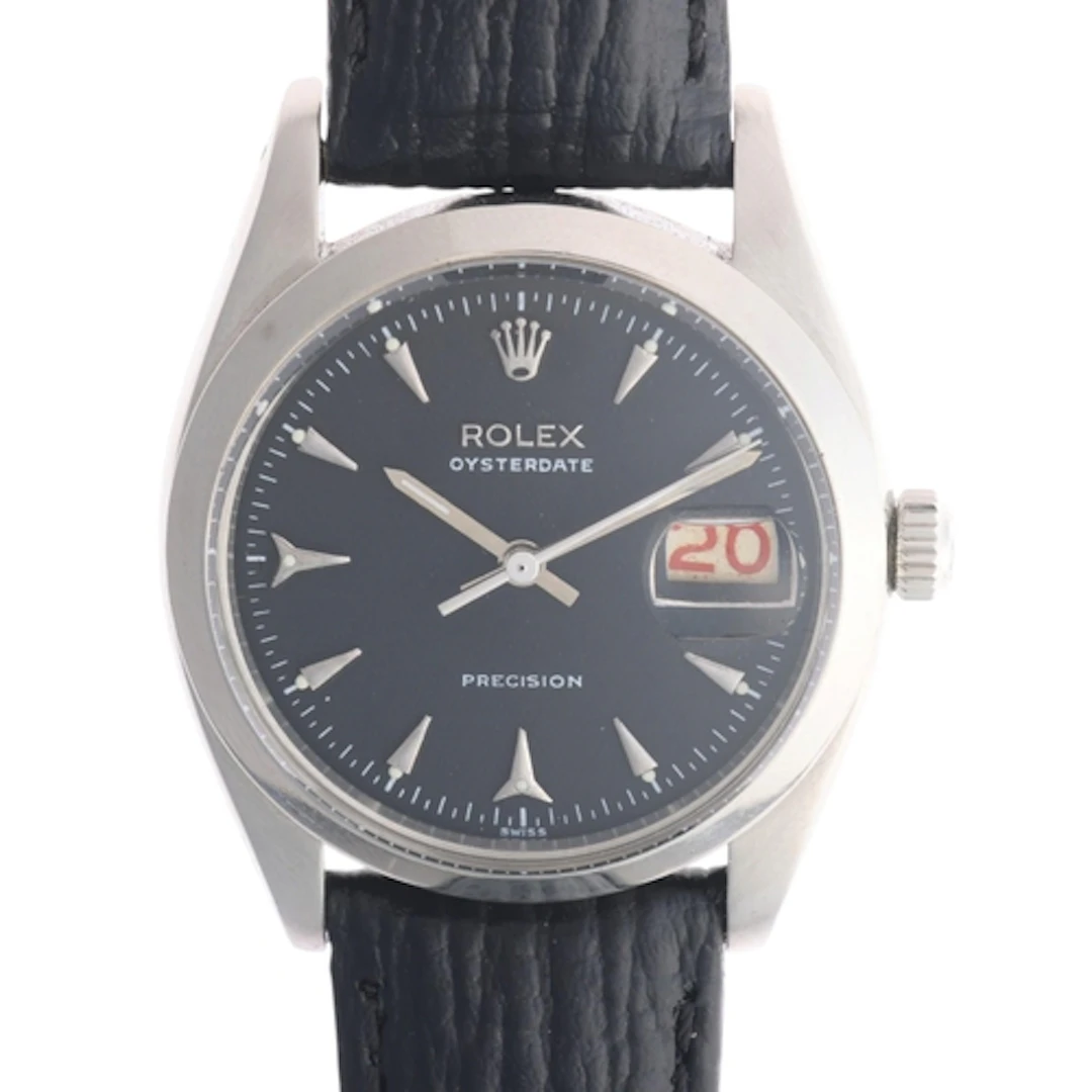 ROLEX - a Vintage stainless steel Oysterdate Precision mecha...