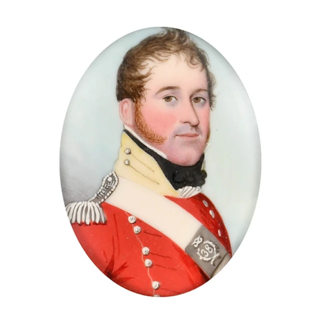Frederick Buck (1771-1840) Irish. Portrait of an Officer of ...