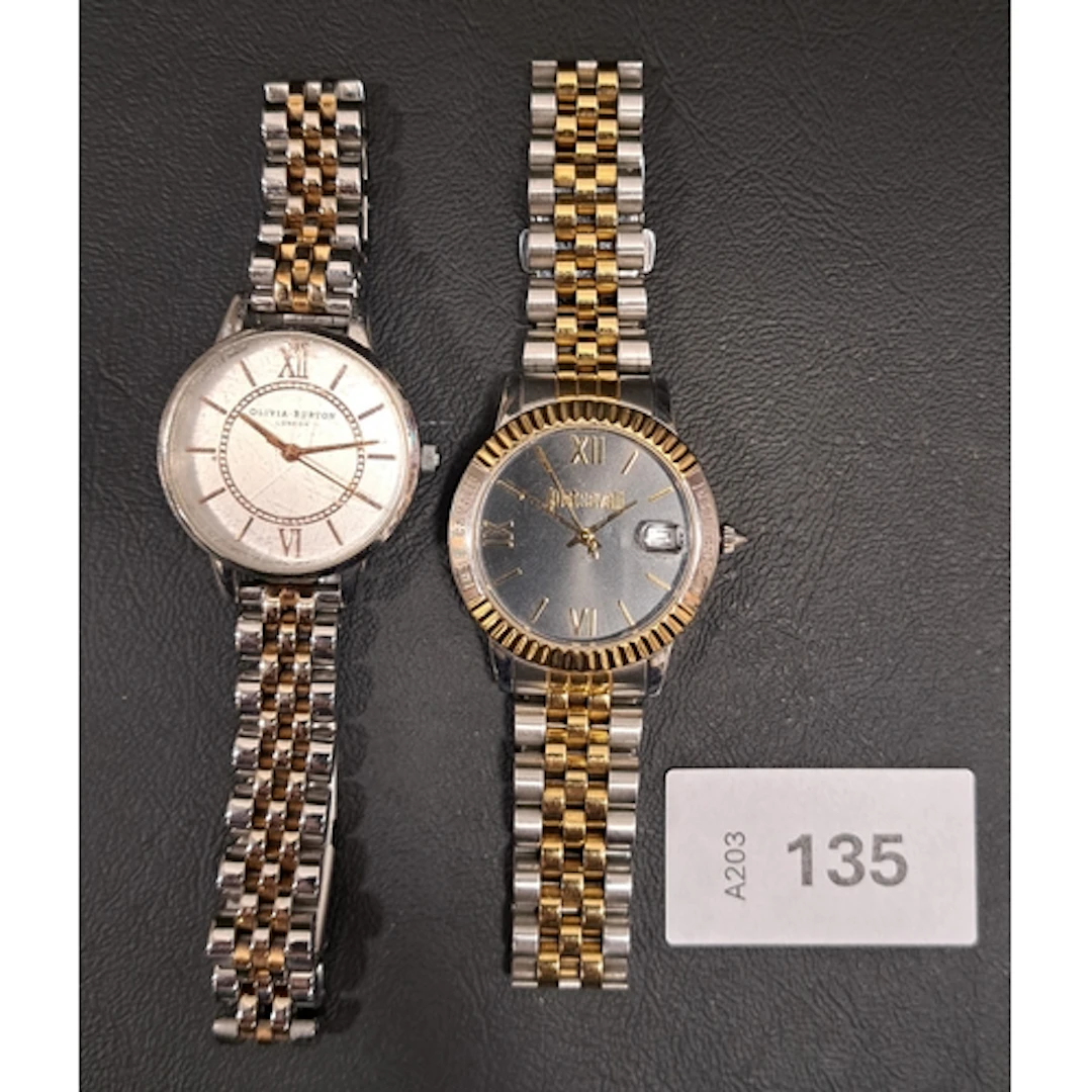 TWO FASHION WRISTWATCHES comprising Oliva Burton, and Just C...