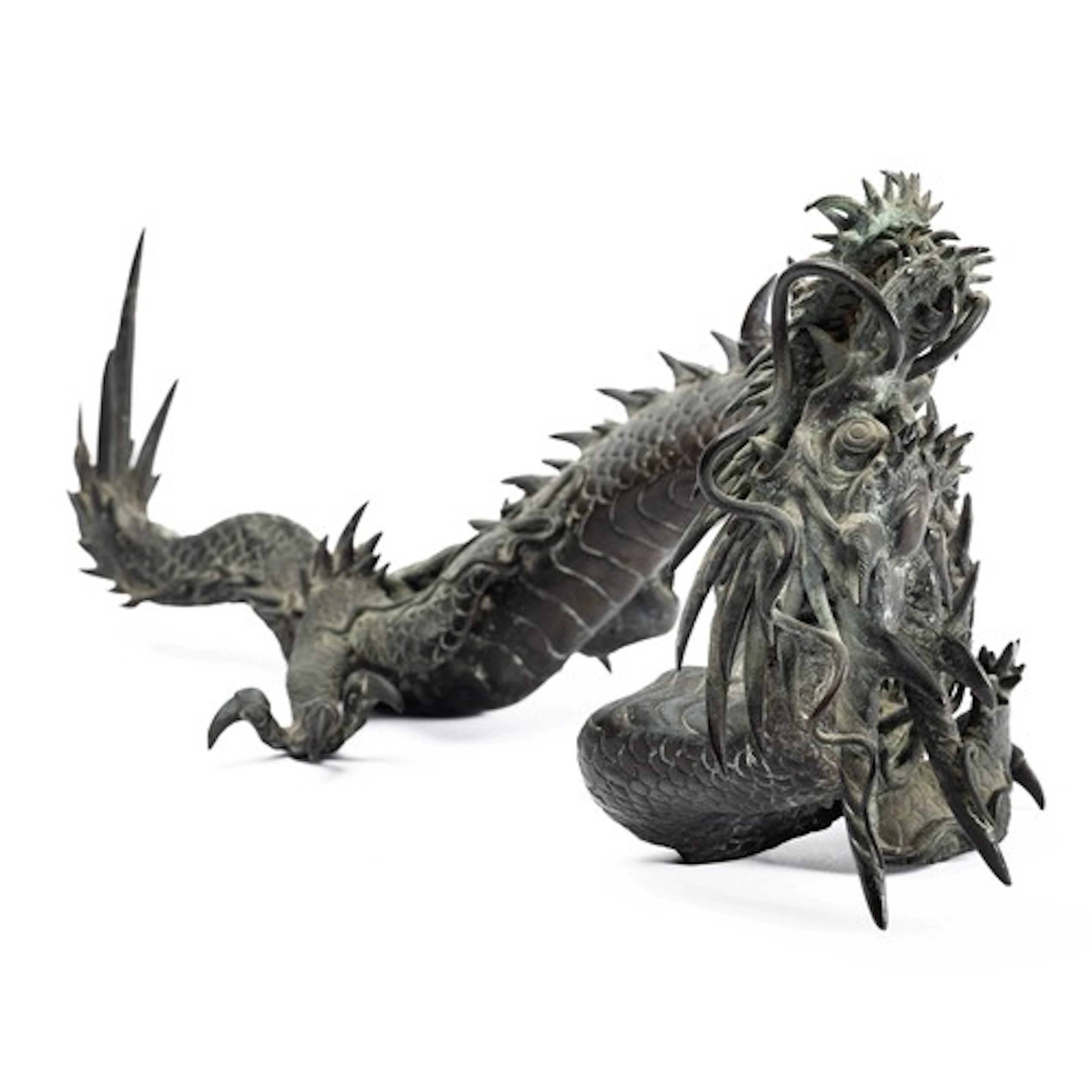 Japanese school (19th / 20th Century) Three-clawed dragon in...