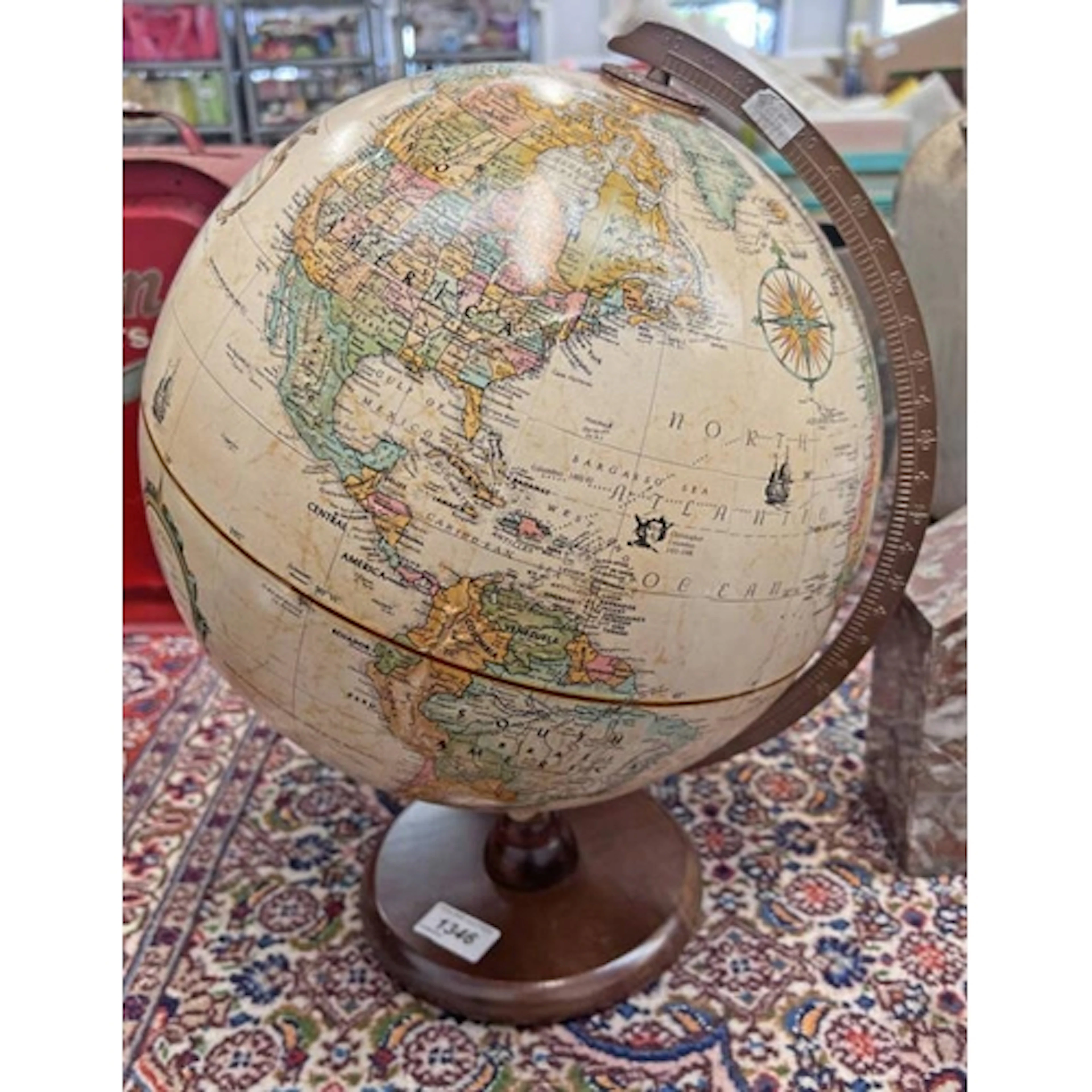 REPLOGLE 12'' DIAMETER GLOBE, WORLD CLASSIC SERIES