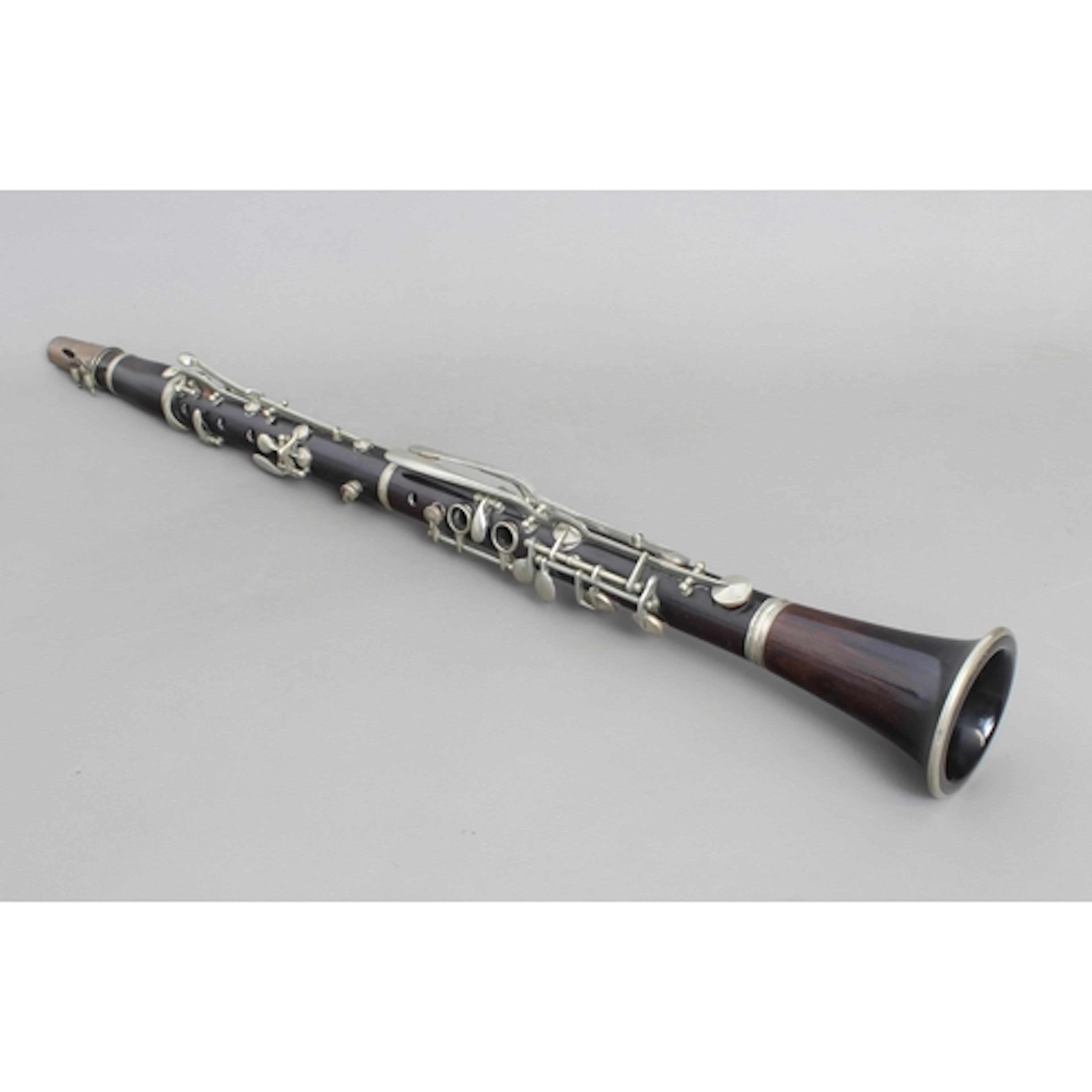 A good quality rosewood clarinet.