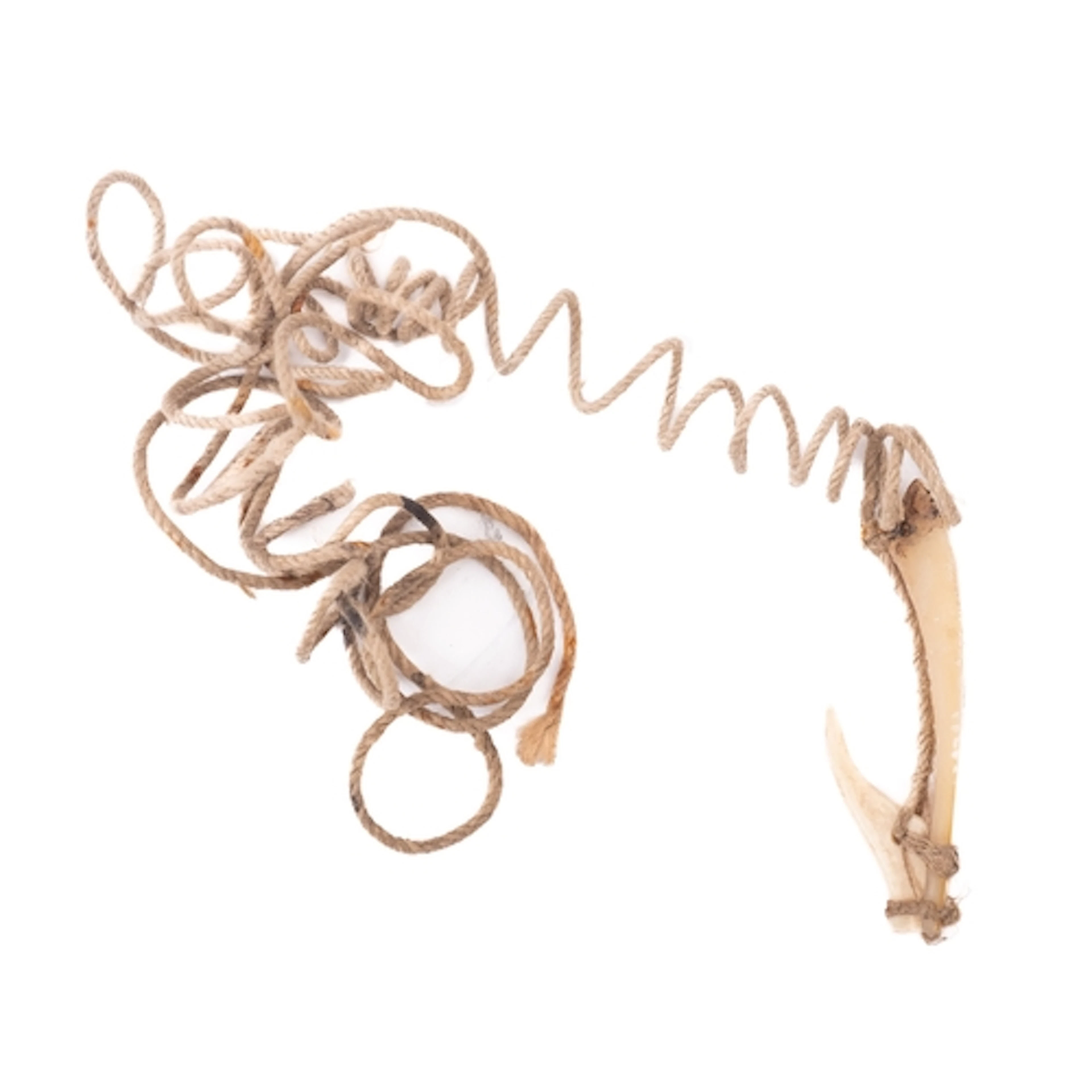 An early 20th century Maori trolling lure fish hook (pa kaha...