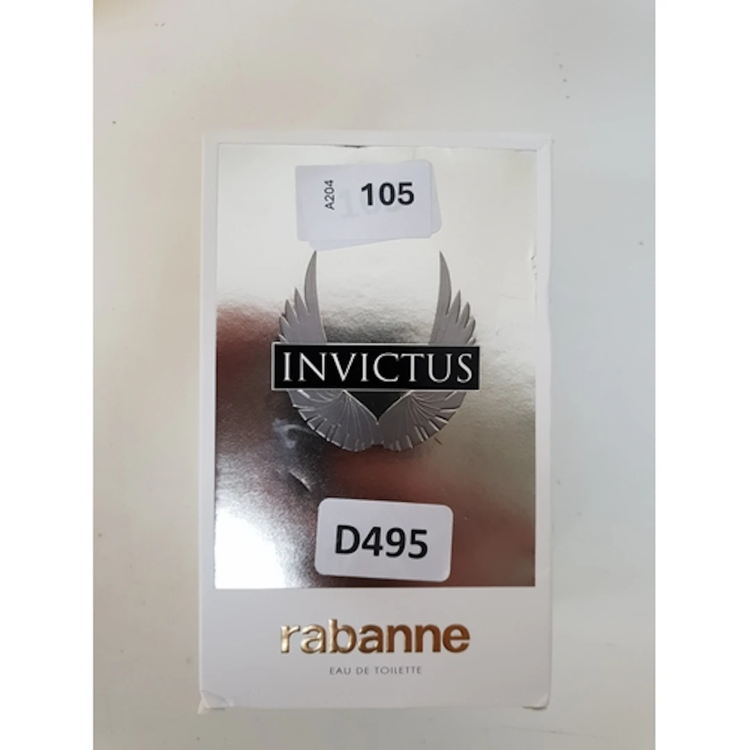 X1 BRAND NEW PERFUME PACO RABBANE INVICTUS EAU DE TOILETTE 2...