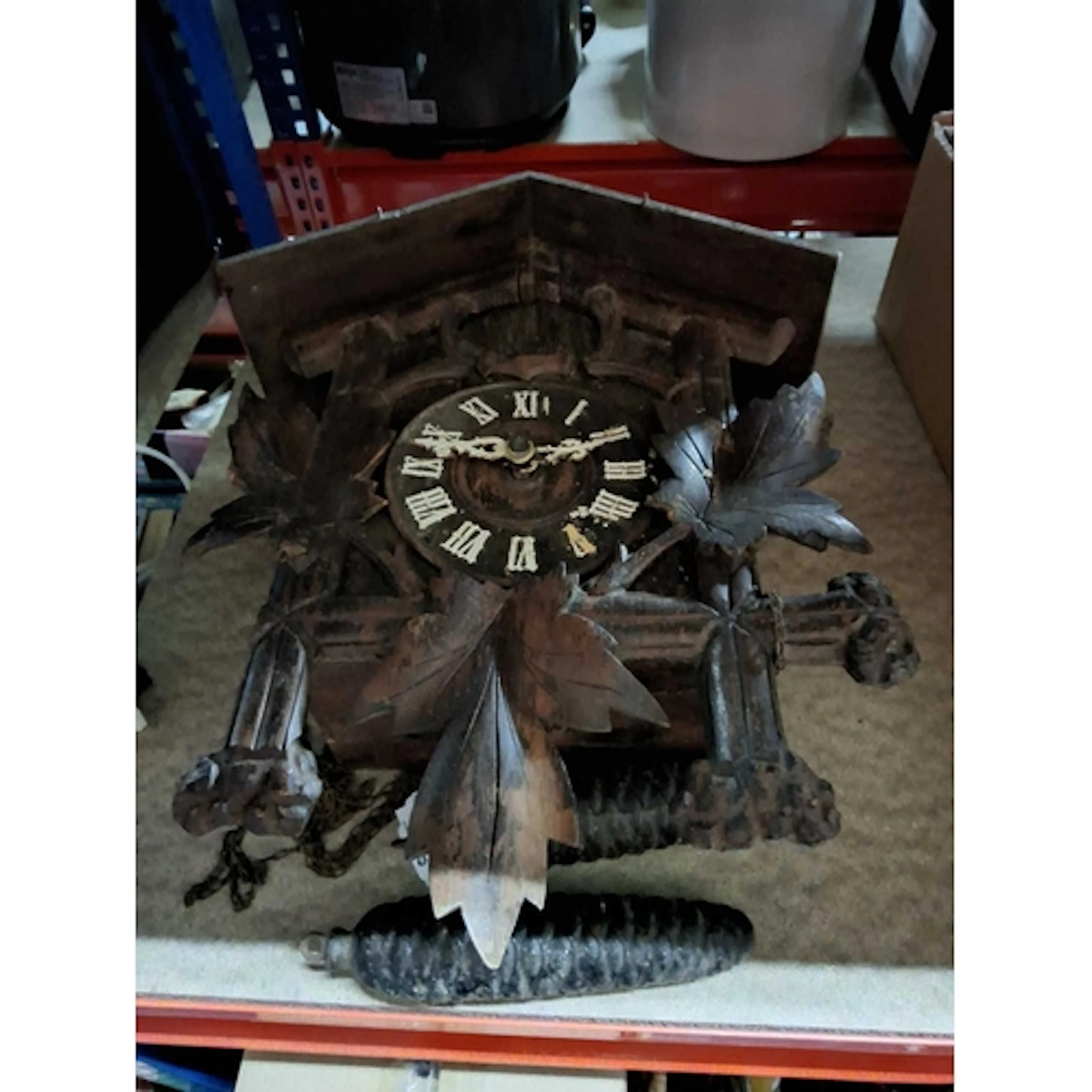 A MID-20TH CENTURY GERMAN BLACK FOREST STYLE CUCKOO CLOCK, t...