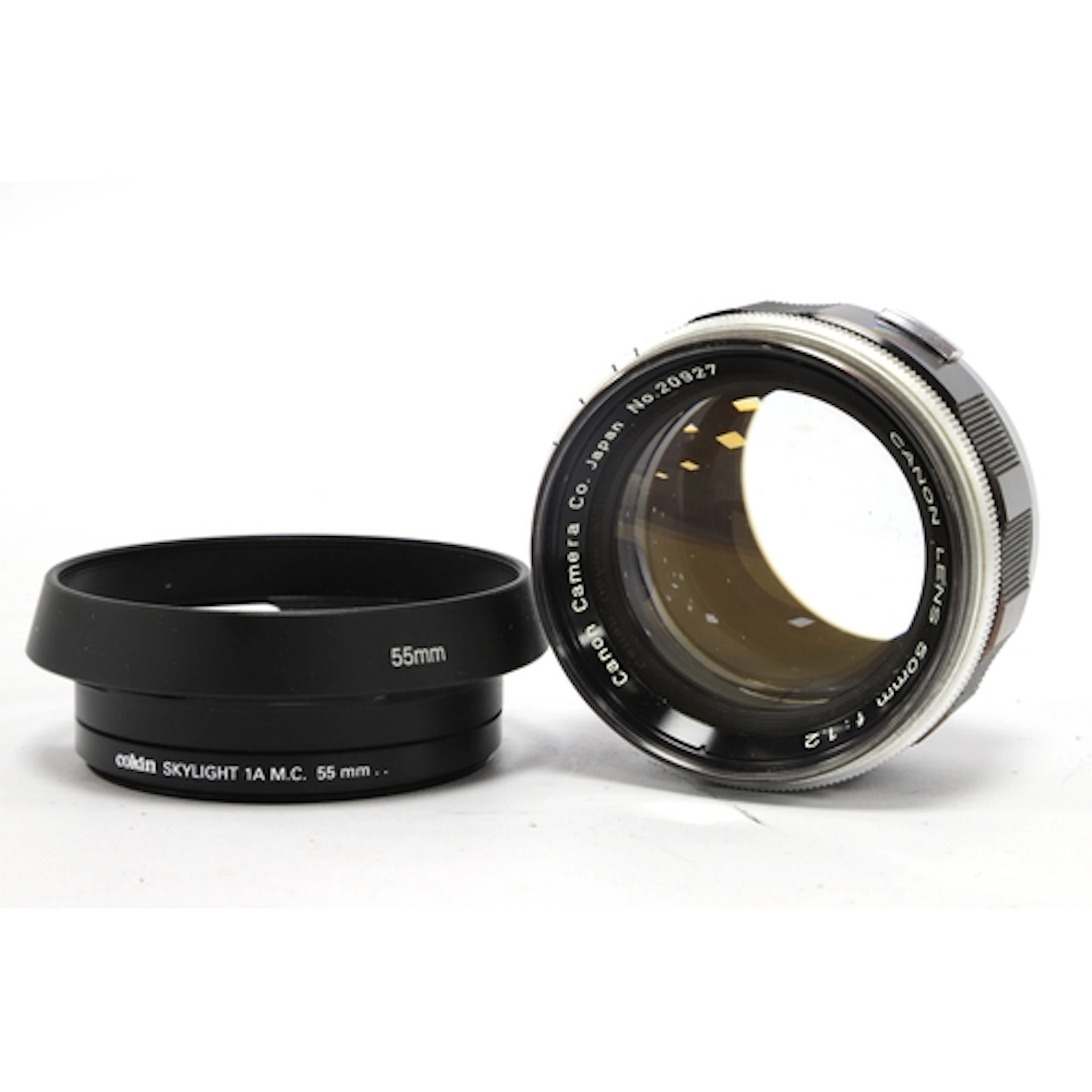 Canon 50mm f/1.2, LTM, No. 20927 Lens, Untested.