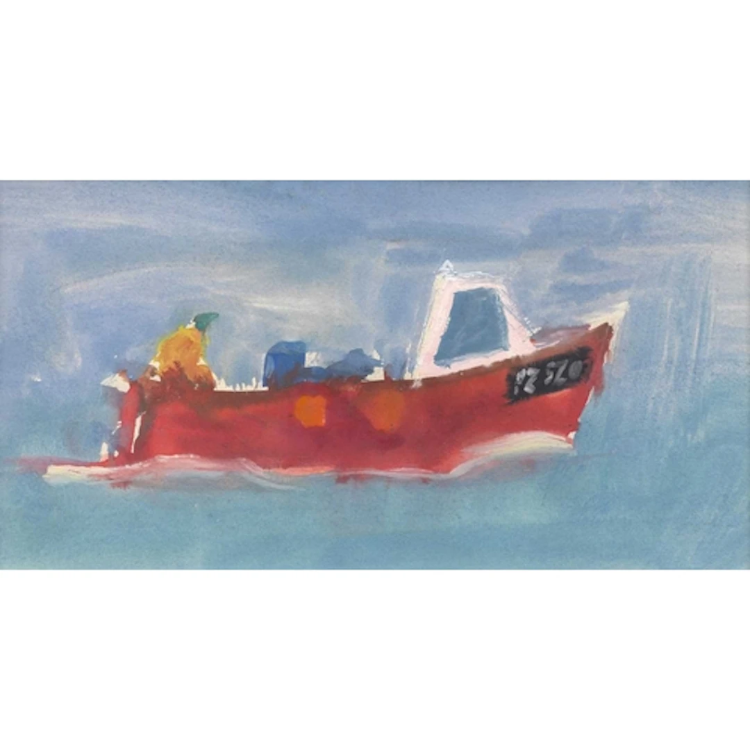 § John MILLER (1931-2002) PZ 520 Gouache, stamp signed, insc...
