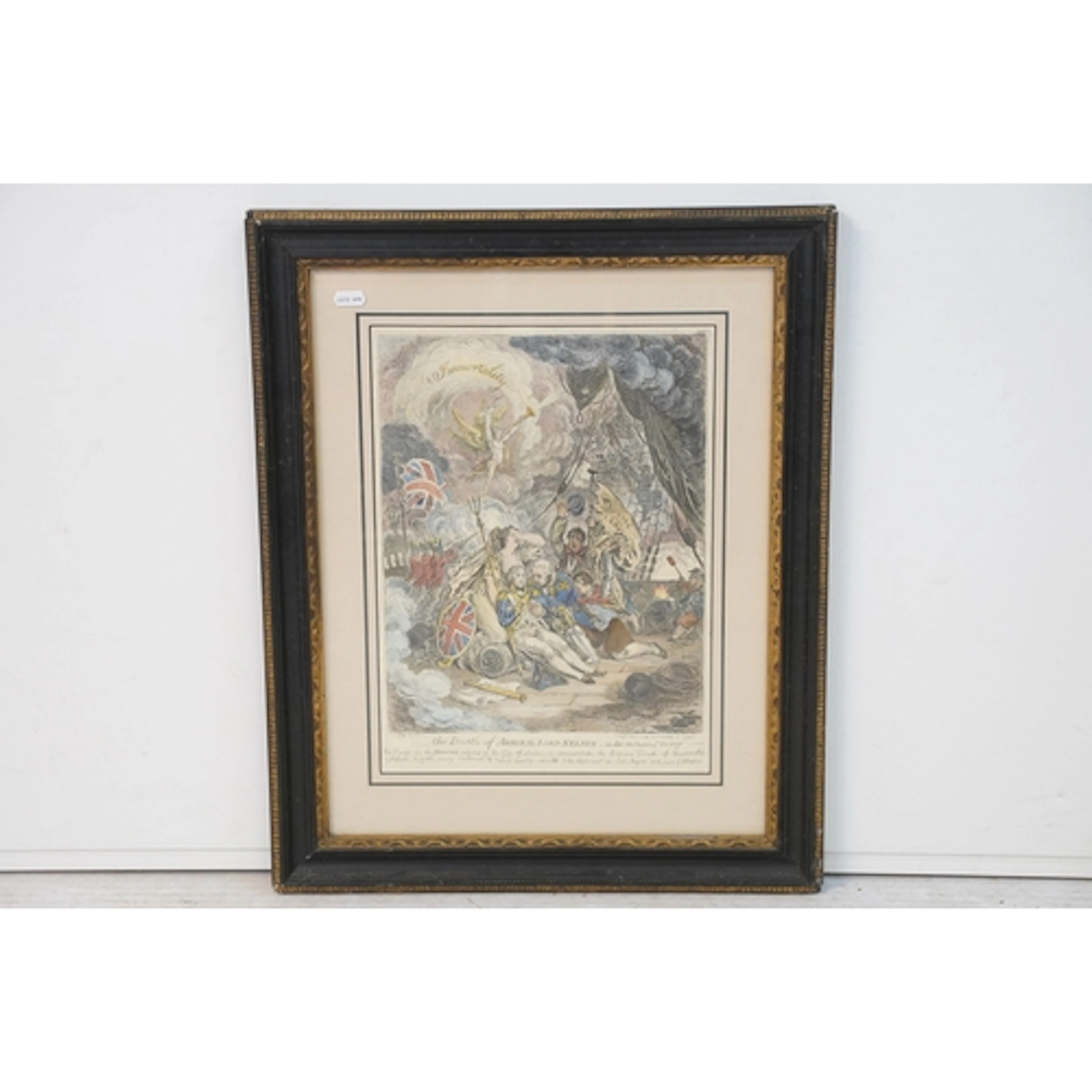 After James Gillray (British 1756-1815): 'The Death of Admir...