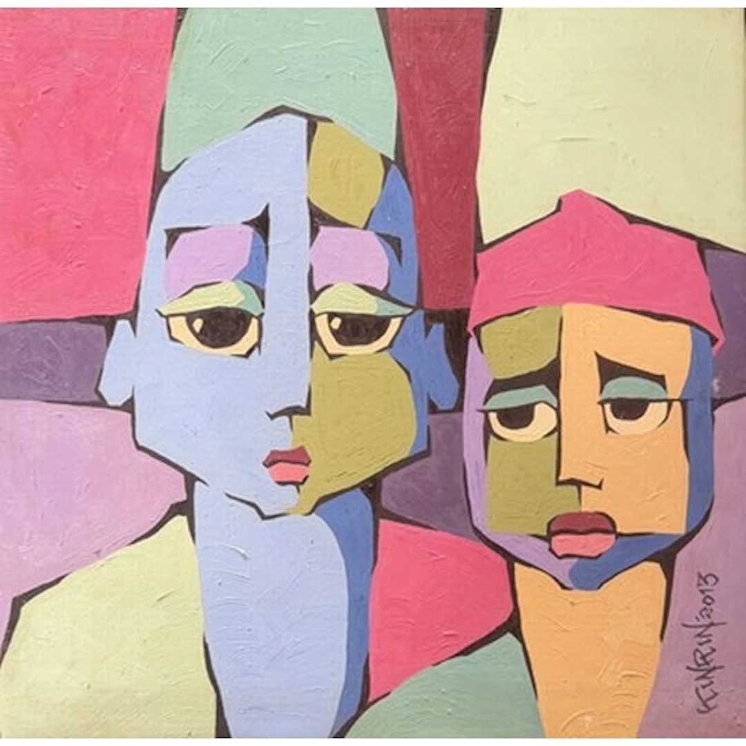 Olorunfemi Kinrin (Nigeria, Contemporary) Untitled Portrait ...