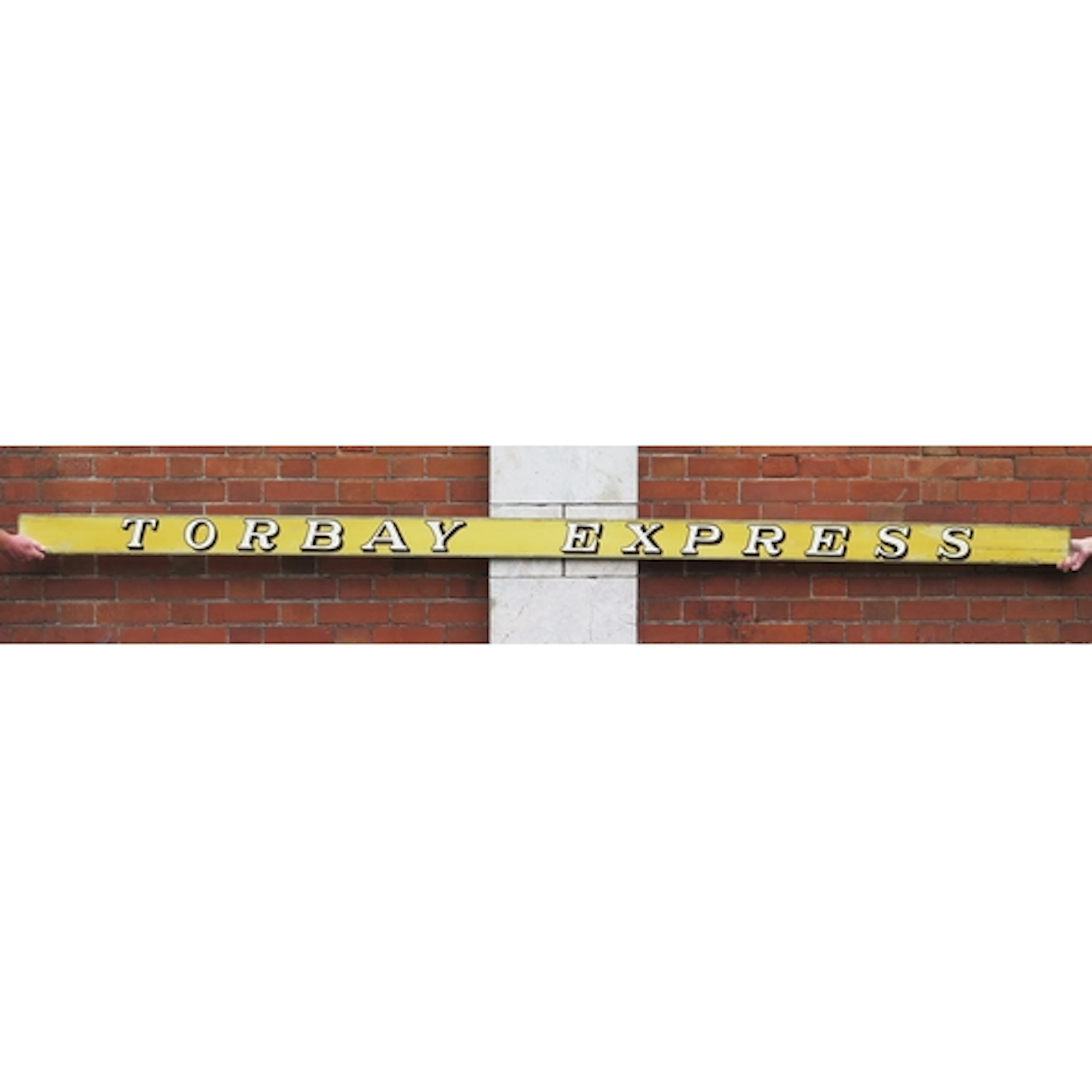 British Railway West (BRW) hand painted Carriage board "TORB...
